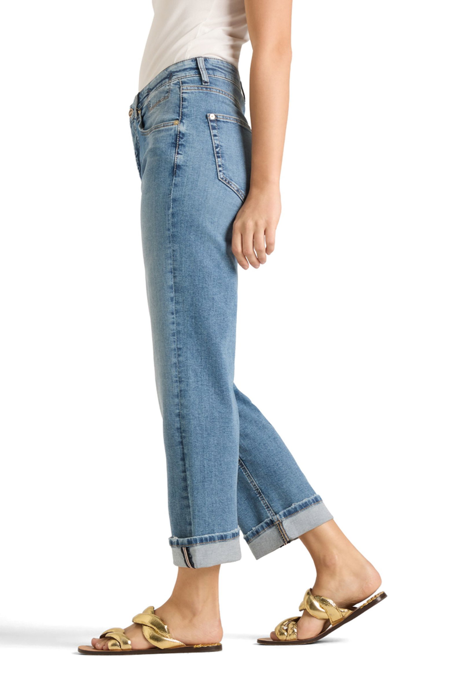Cambio |  Cambio Straight Leg Jeans  | 34/30 | summer used fringed hem