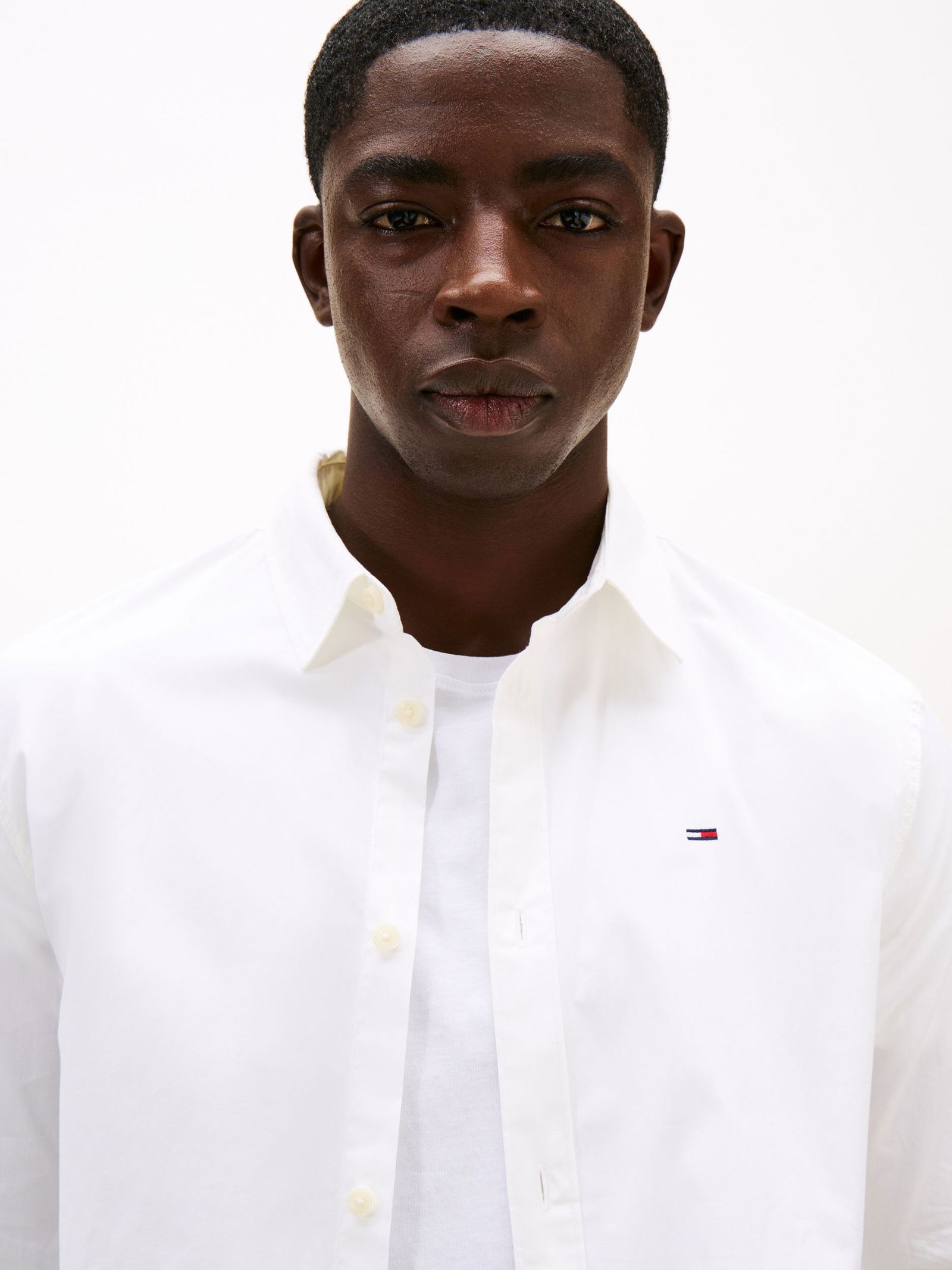 Tommy Jeans |  Tommy Jeans Hemd Regular Fit  | L | classic white