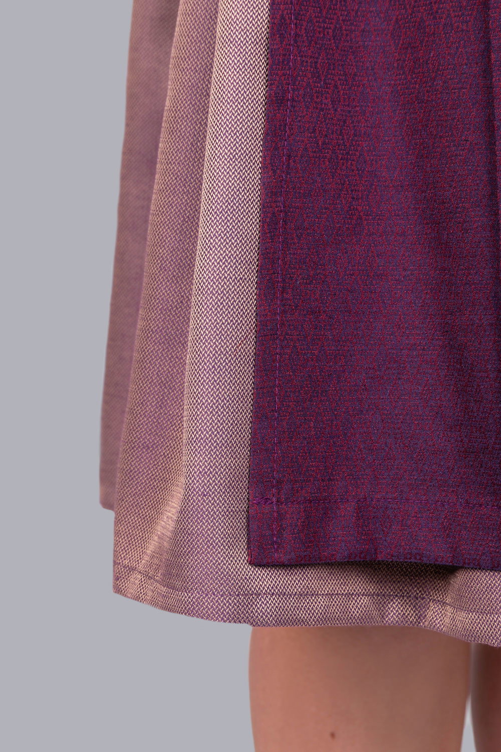 Edelnice Midi Dirndl Viola Samt Lila #3