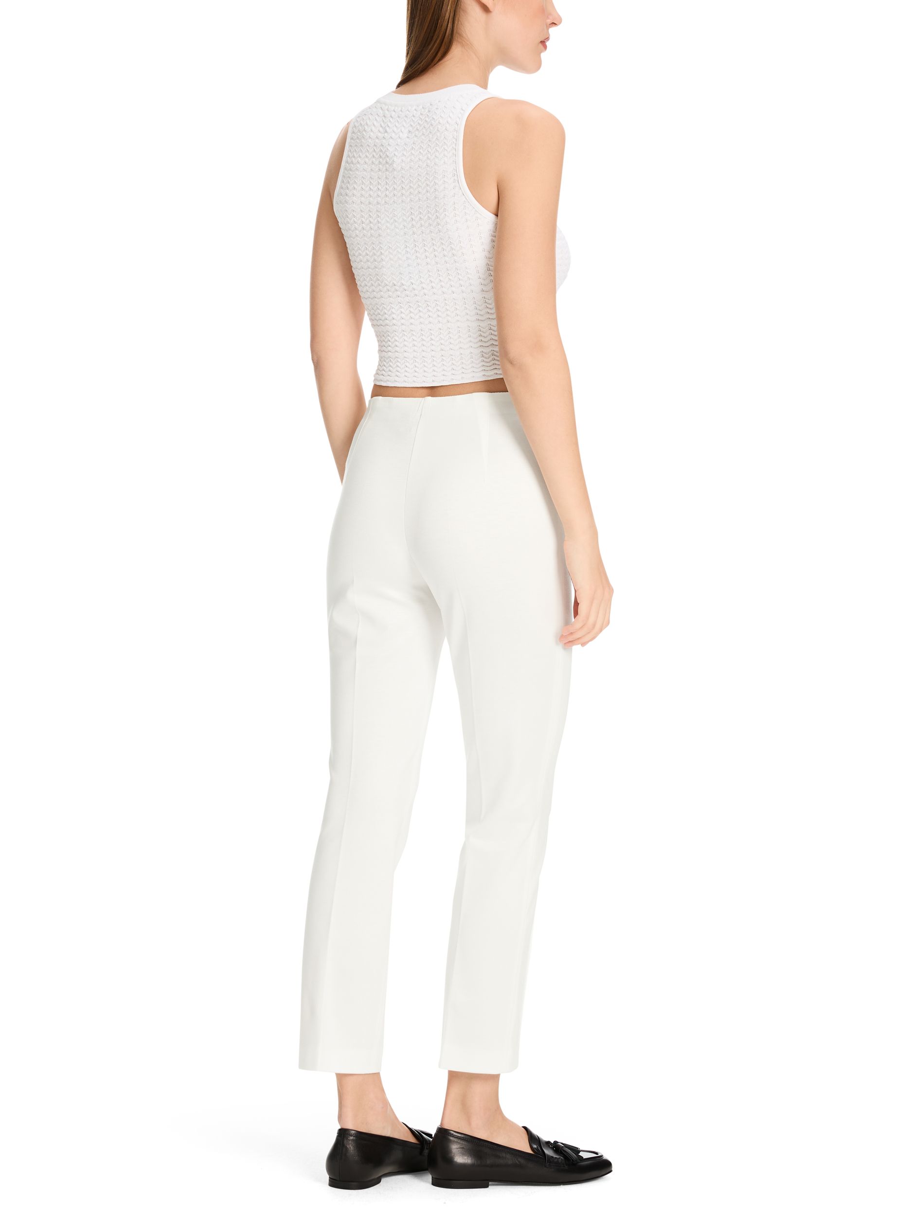 Marc Cain Essentials |  Marc Cain Essentials 7/8 Hose | 40 | off-white