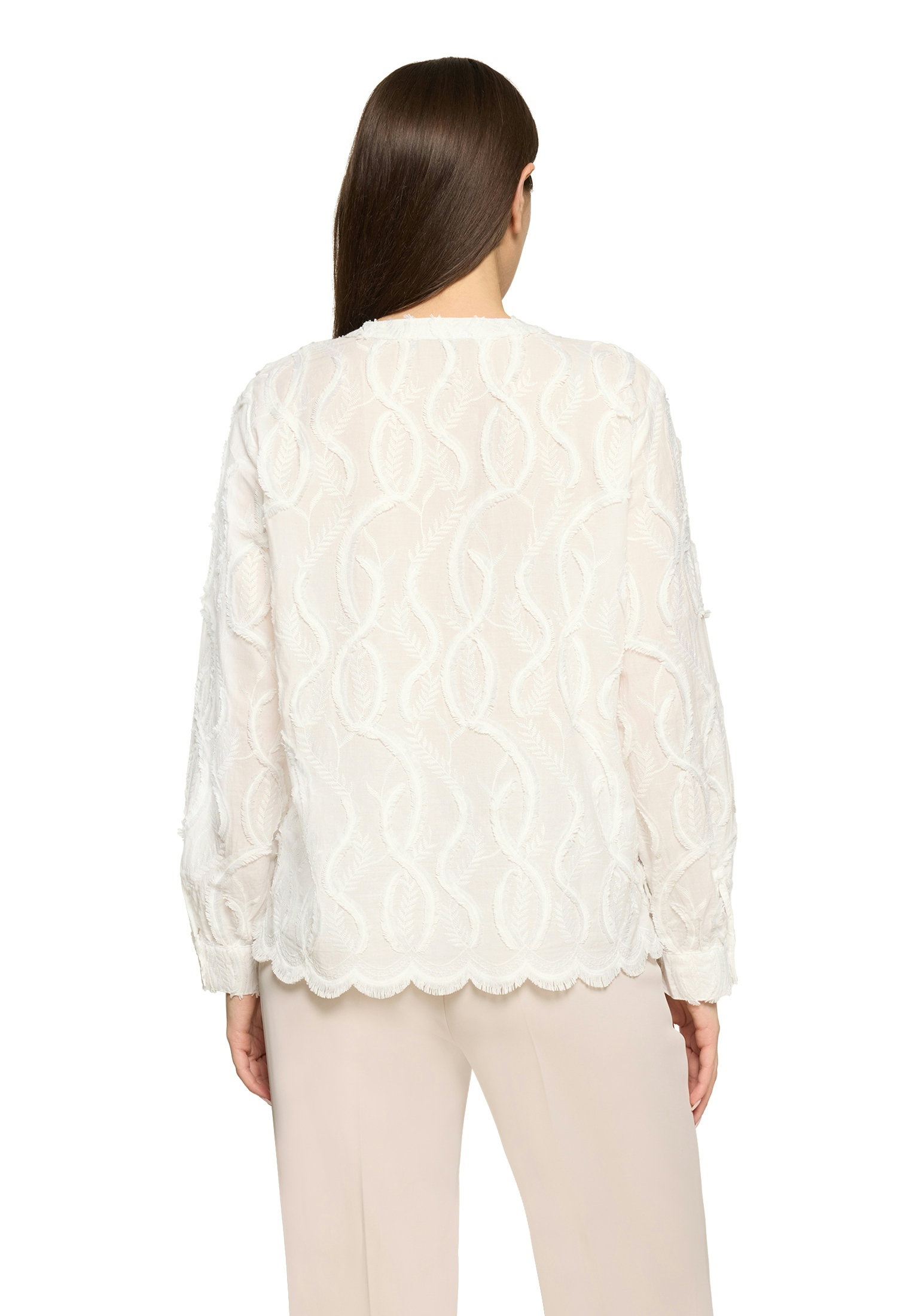 Bluse Kurz 1/1 Arm, Offwhite #2