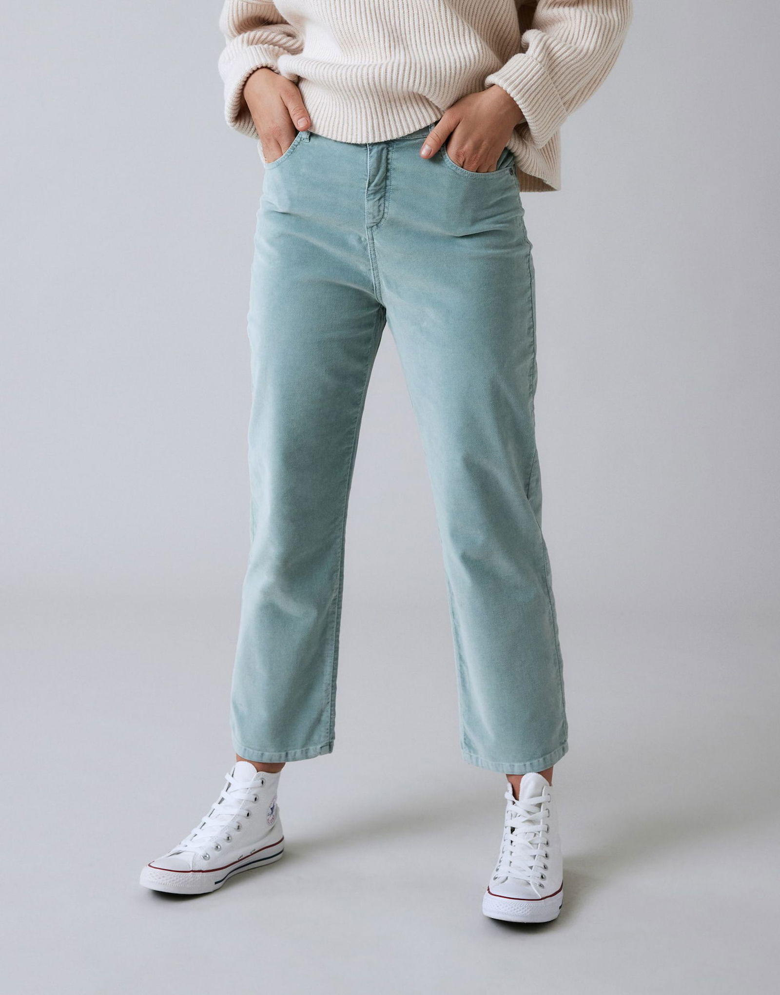 Opus |  Opus Straight Leg Jeans  | 40/26 | eucalyptus