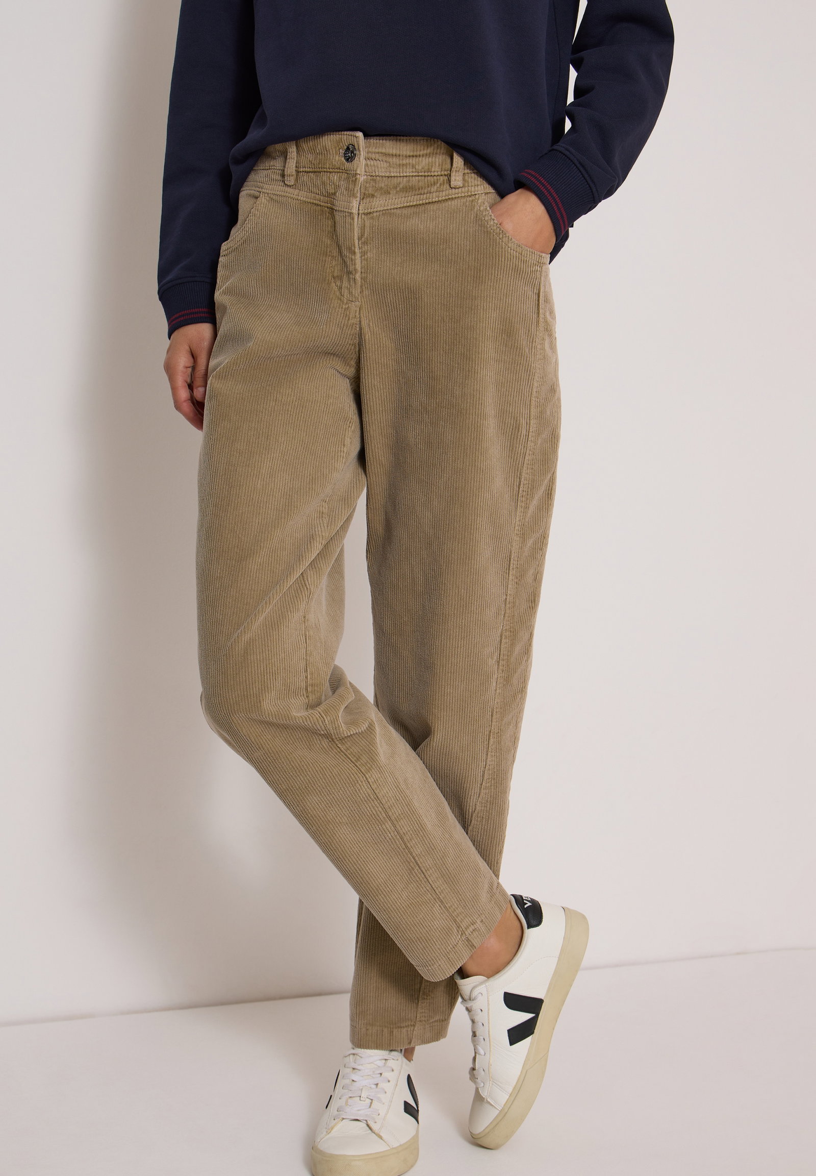 Style Scarlett Barrel Corduroy, creamy mocha #7