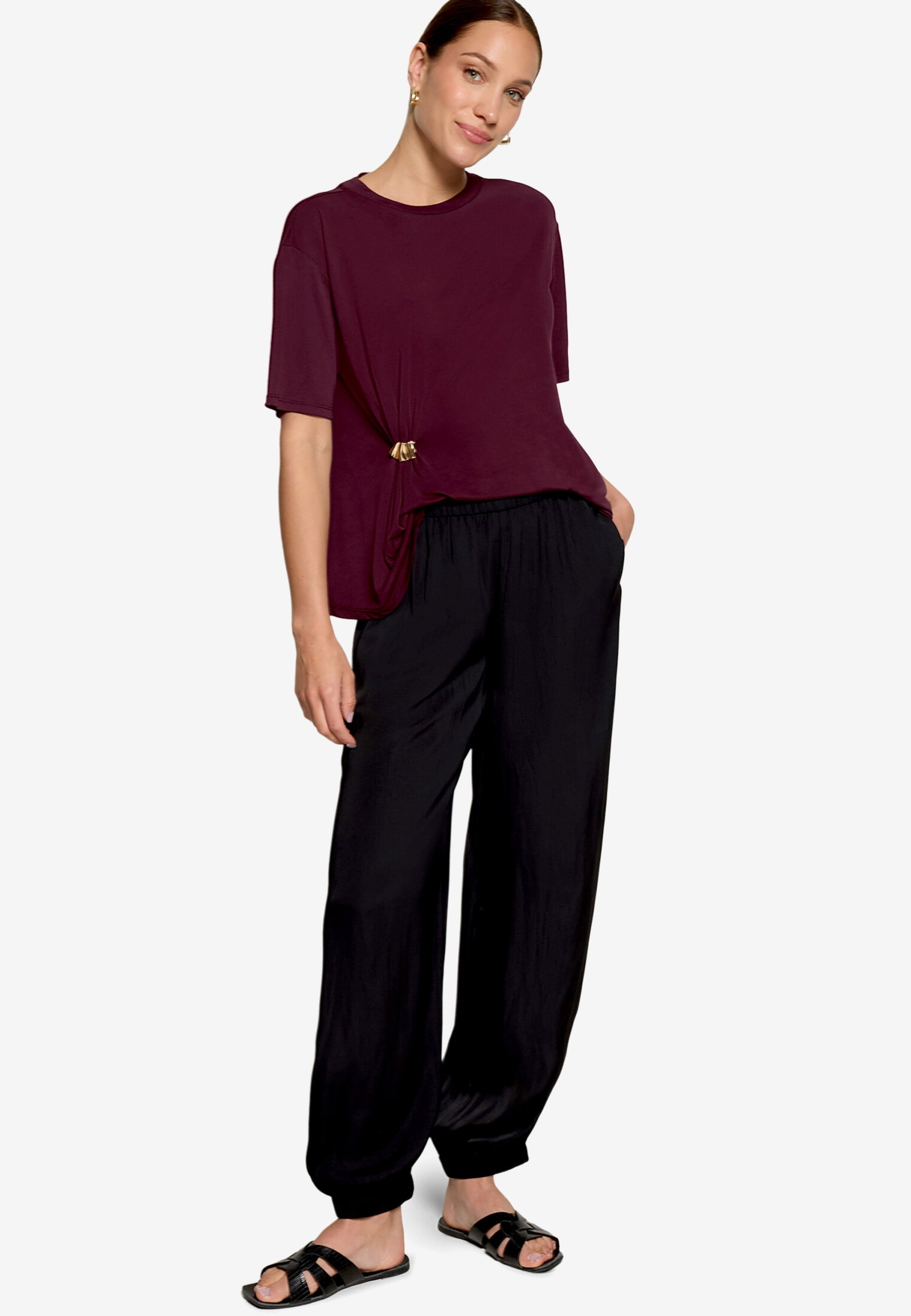 Shirt Kurz 1/2 Arm, Dark Aubergine #4