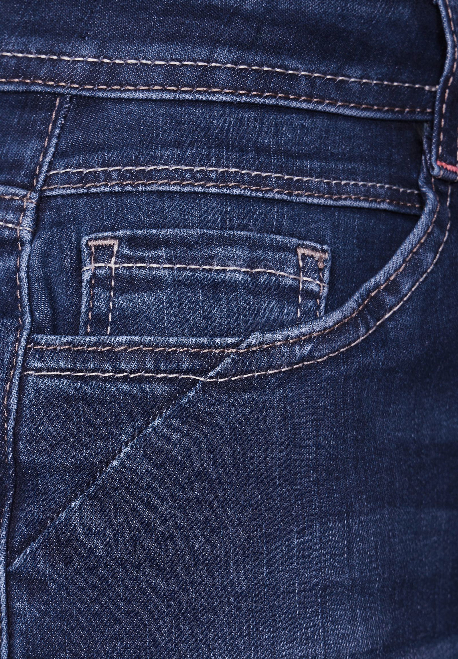 883fdda613e9ab8b8da67bfa691934bf CECIL | CECIL Straight Leg Jeans | 28/28 | mid blue used wash