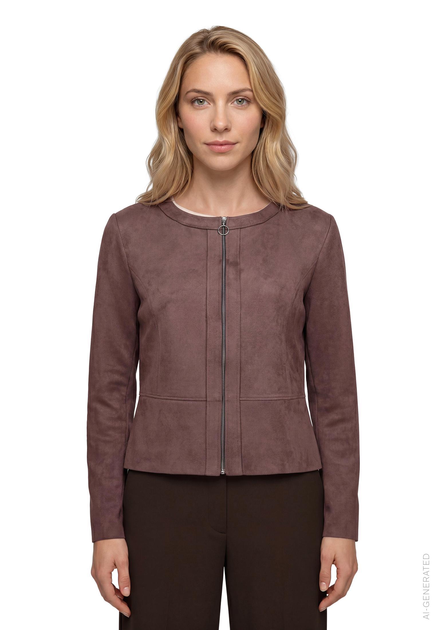 Blazerjacke Kurz 1/1 Arm, Light Maroon #3