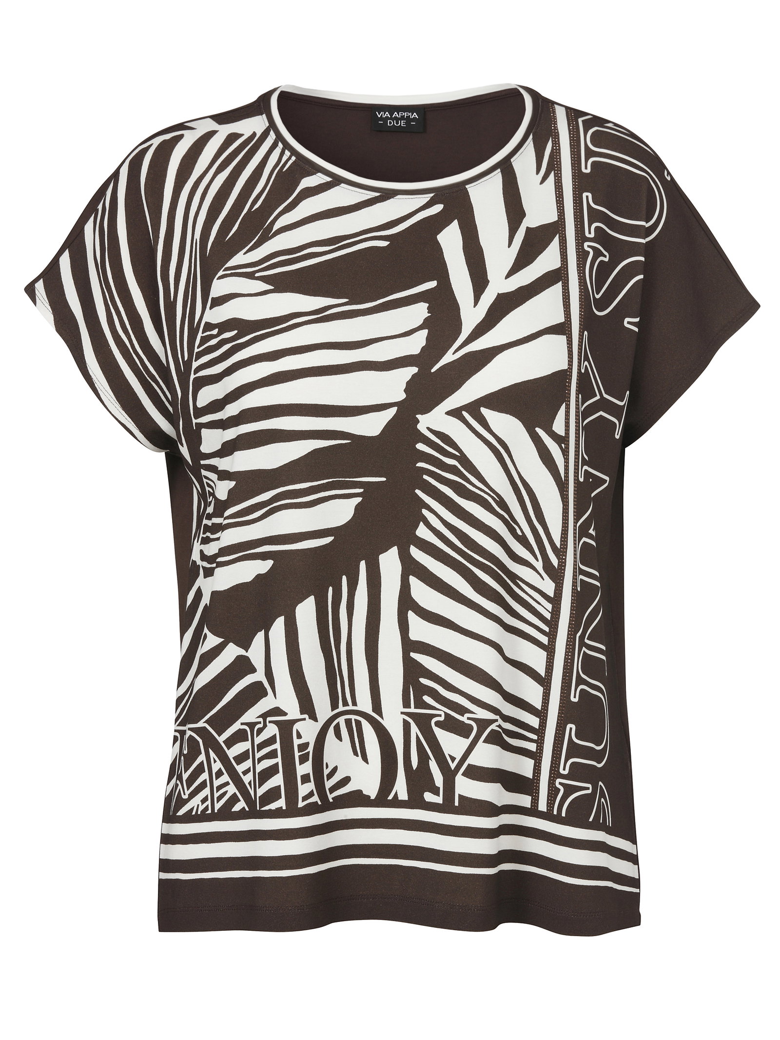T-Shirt Rundhals 1/2 Arm Druck #1