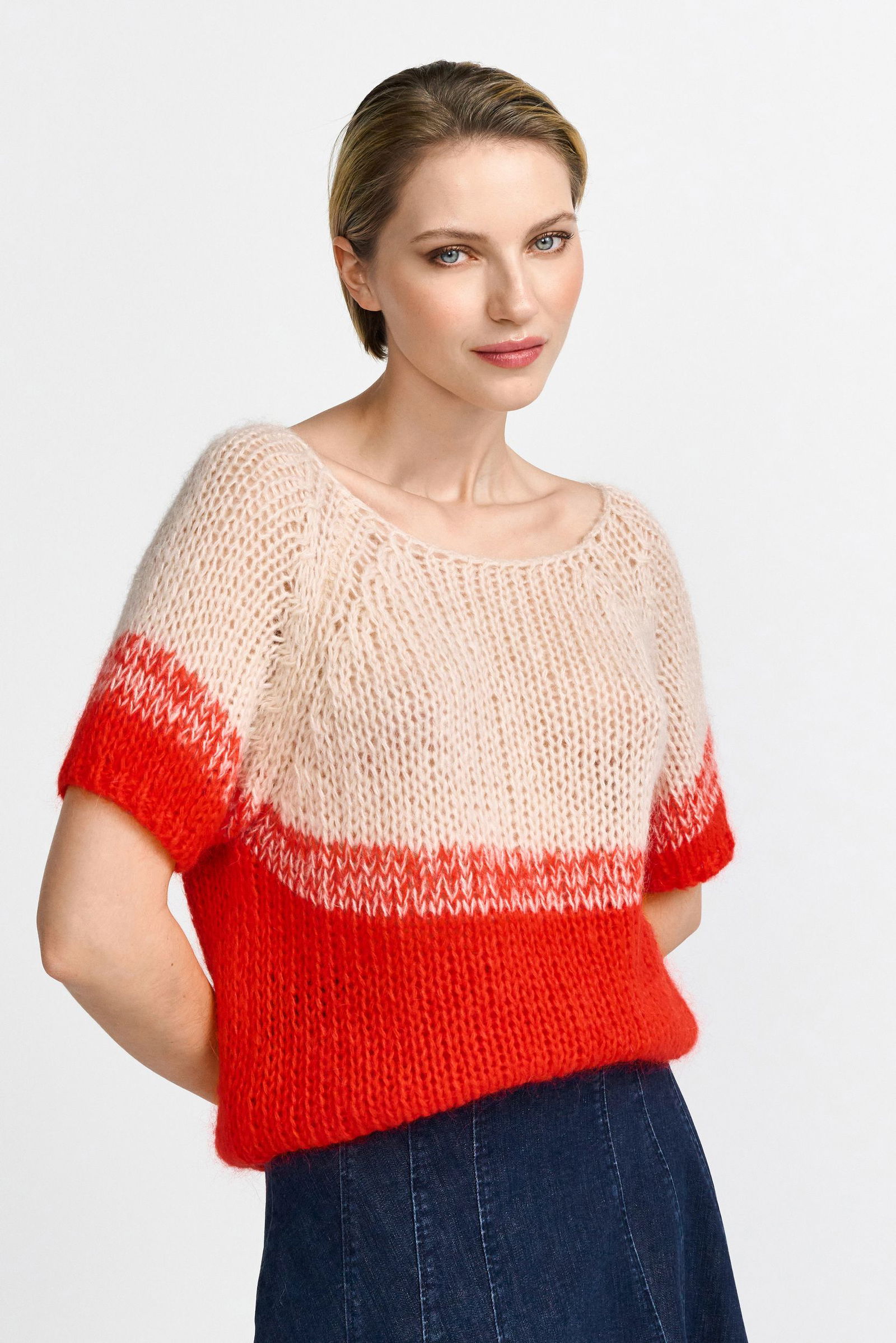 Rich & Royal | Rich & Royal Shirt | M | sunset red