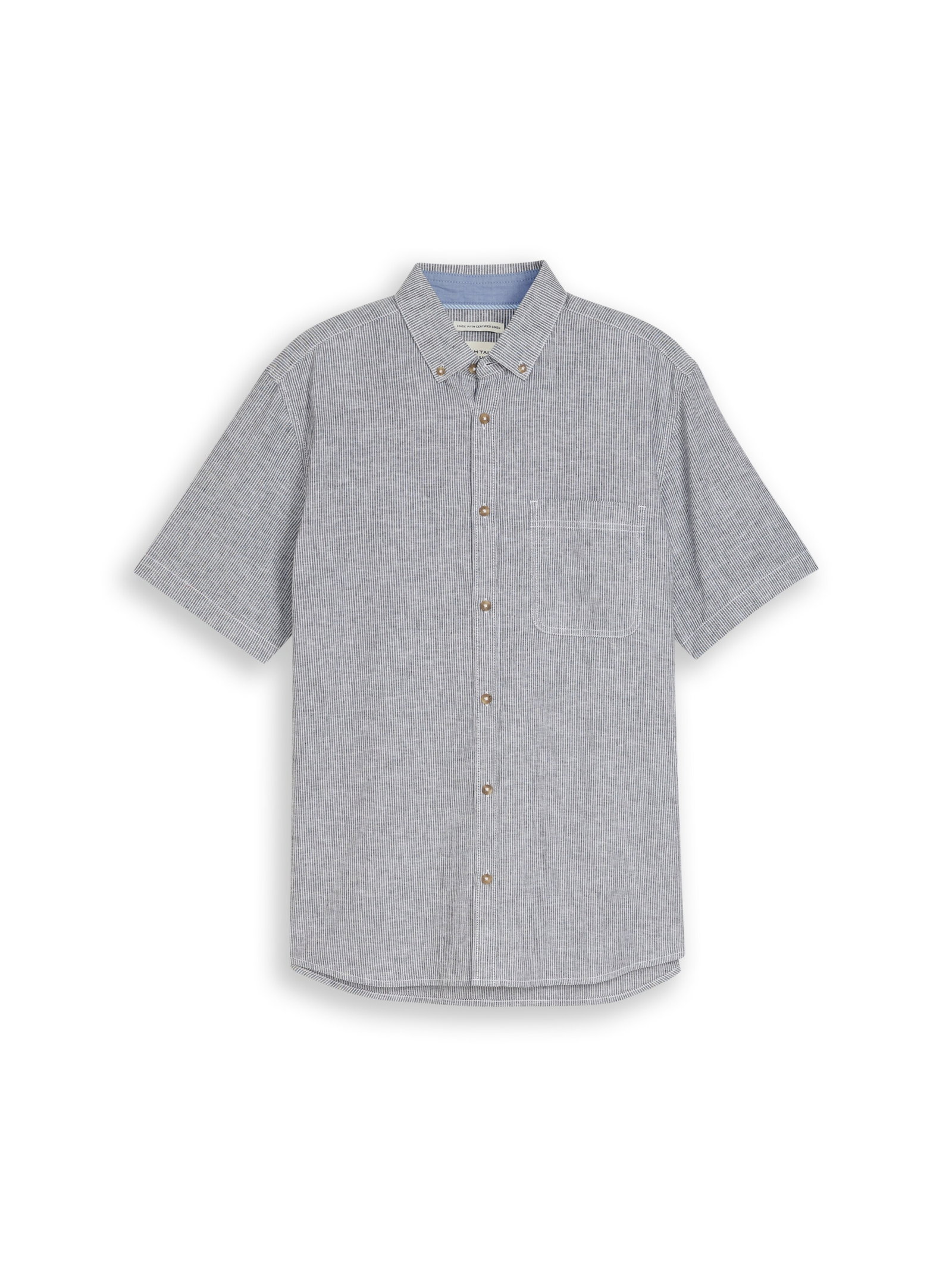 navy white small stripe