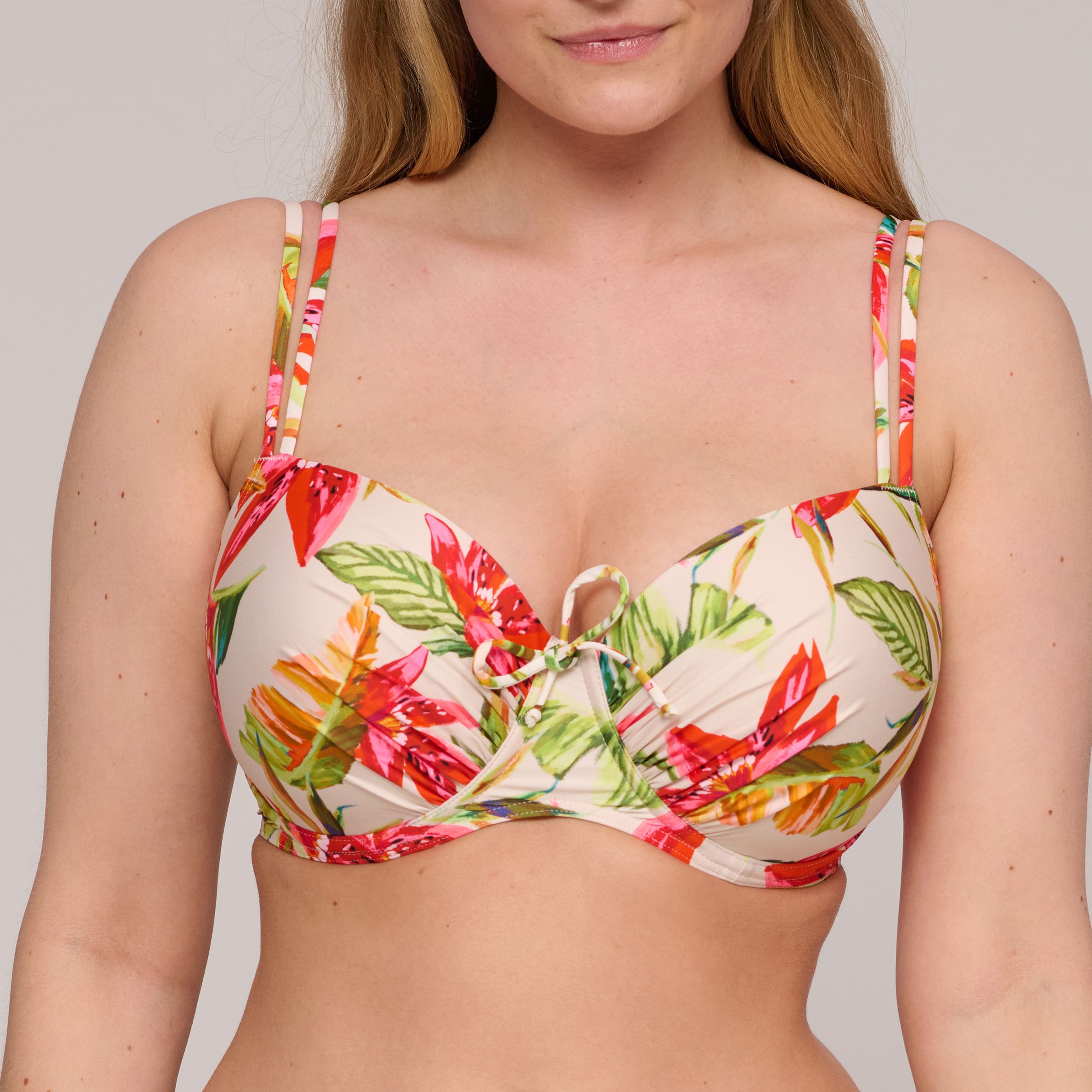 PrimaDonna |  TANZANIA Calm tropics Unterlegter Bikini Balconette | 80/G | calm tropics