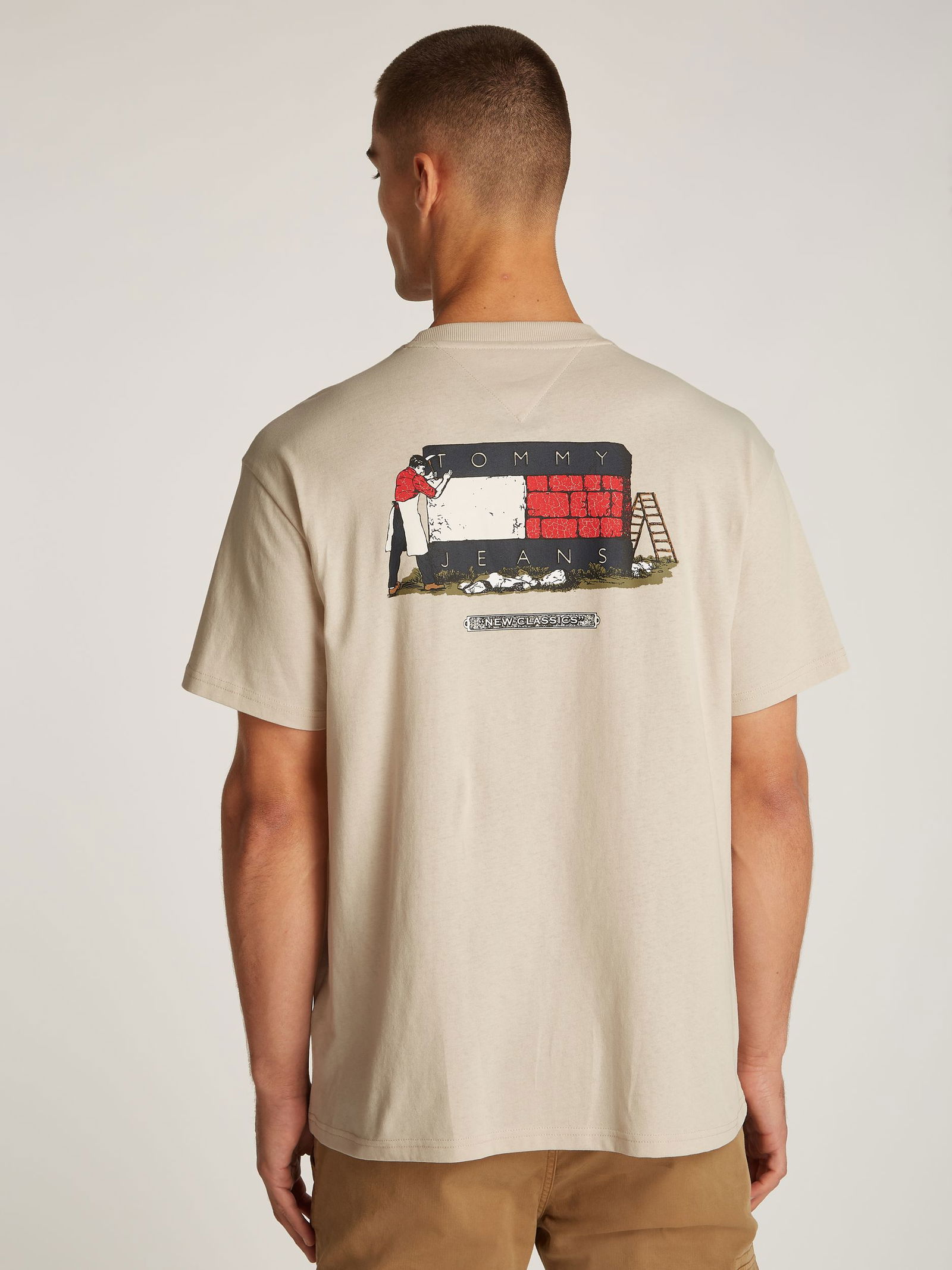Tommy Jeans |  Tommy Jeans Shirt  | S | newsprint