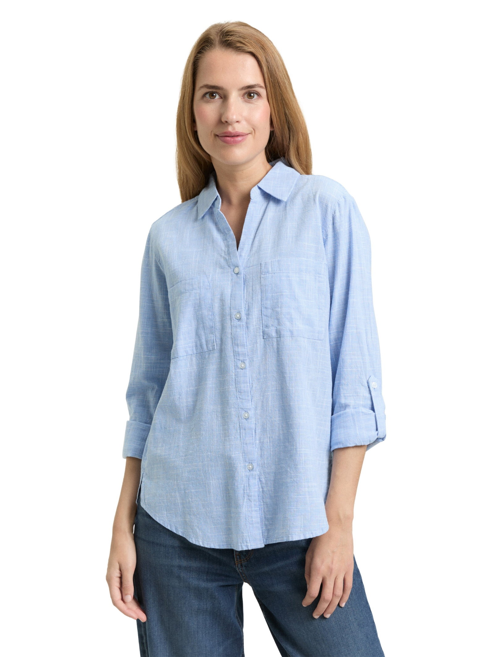 Bluse mit Brusttaschen #6