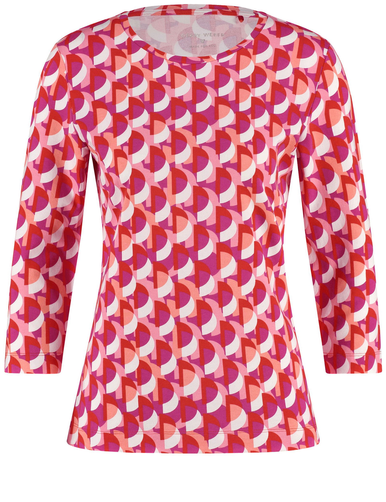 GERRY WEBER Collection |  GERRY WEBER Collection Shirt  | 46 | pink/orange/red aop