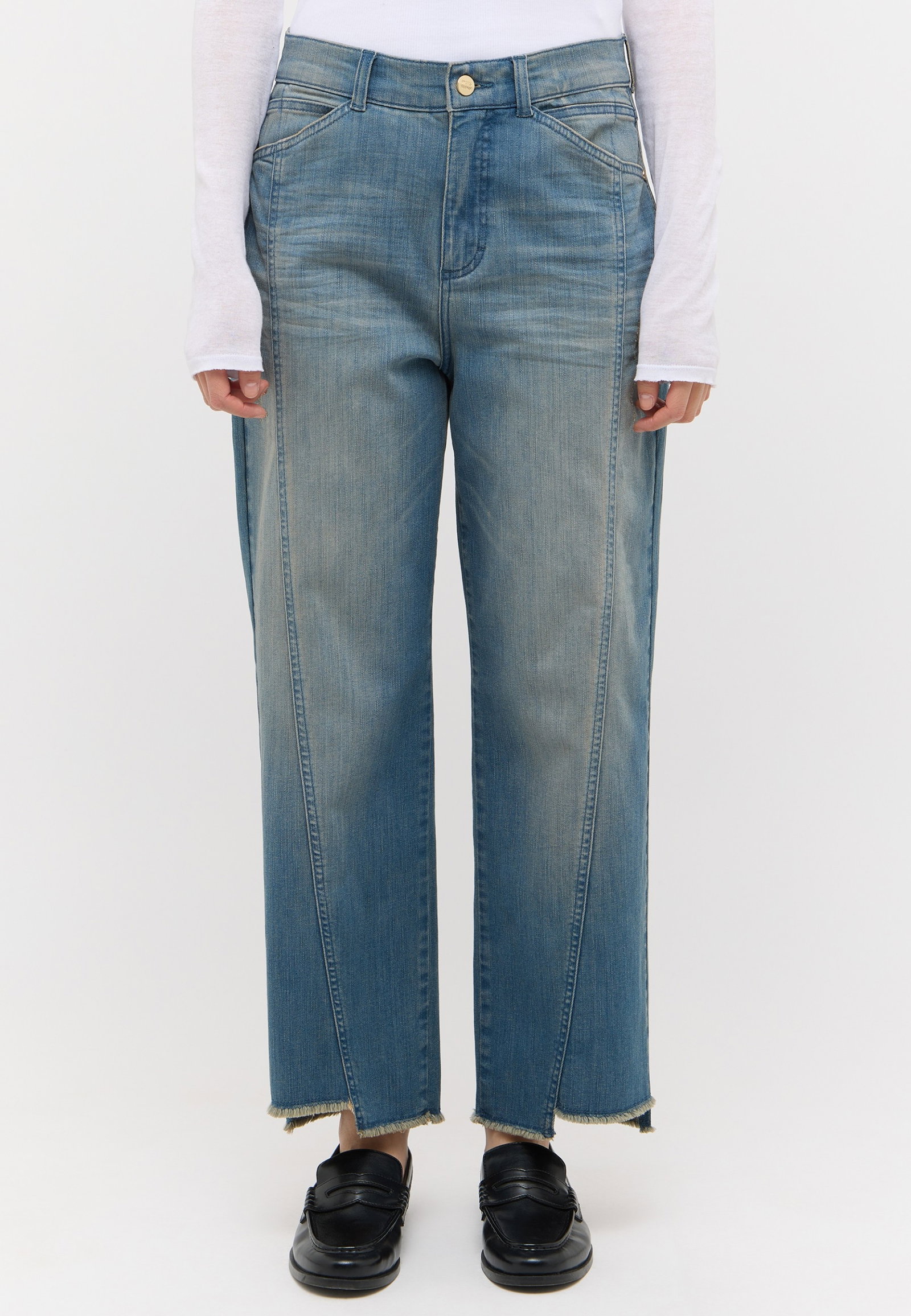 LIBERTA EDGY, dirty light blue used destroyed #3