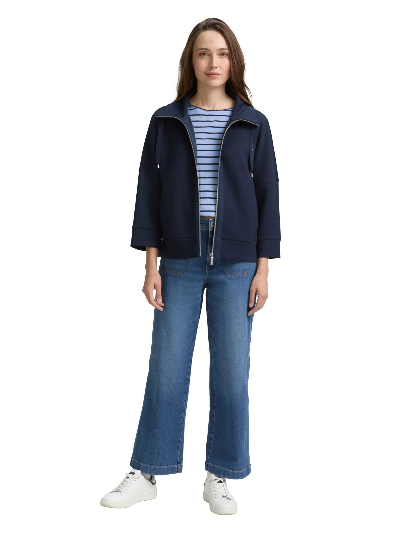 Tom Tailor | Tom Tailor Sweatjacke | XL | sky captain blue