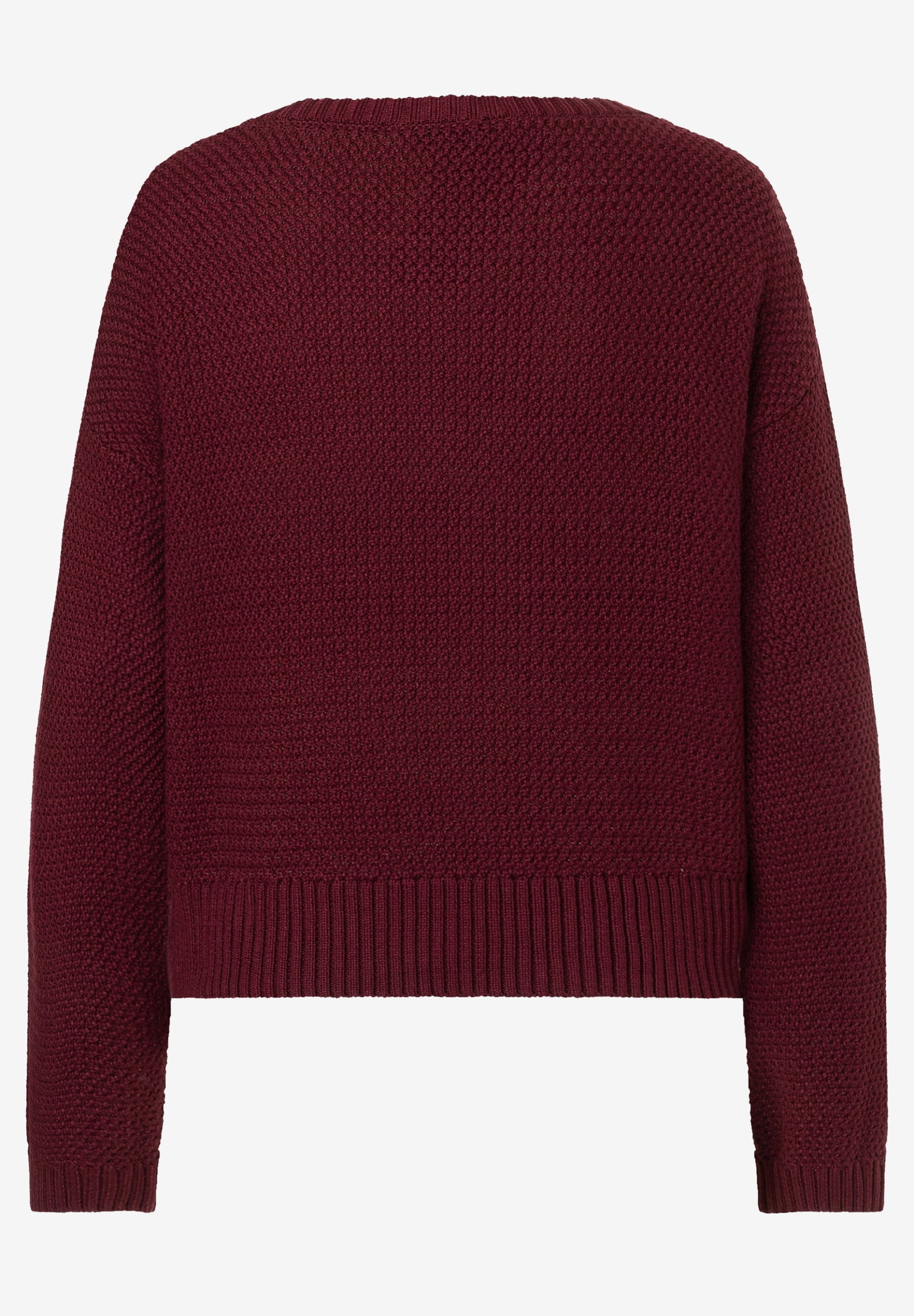 Pullover with Boat Neck, pomegranate red #2