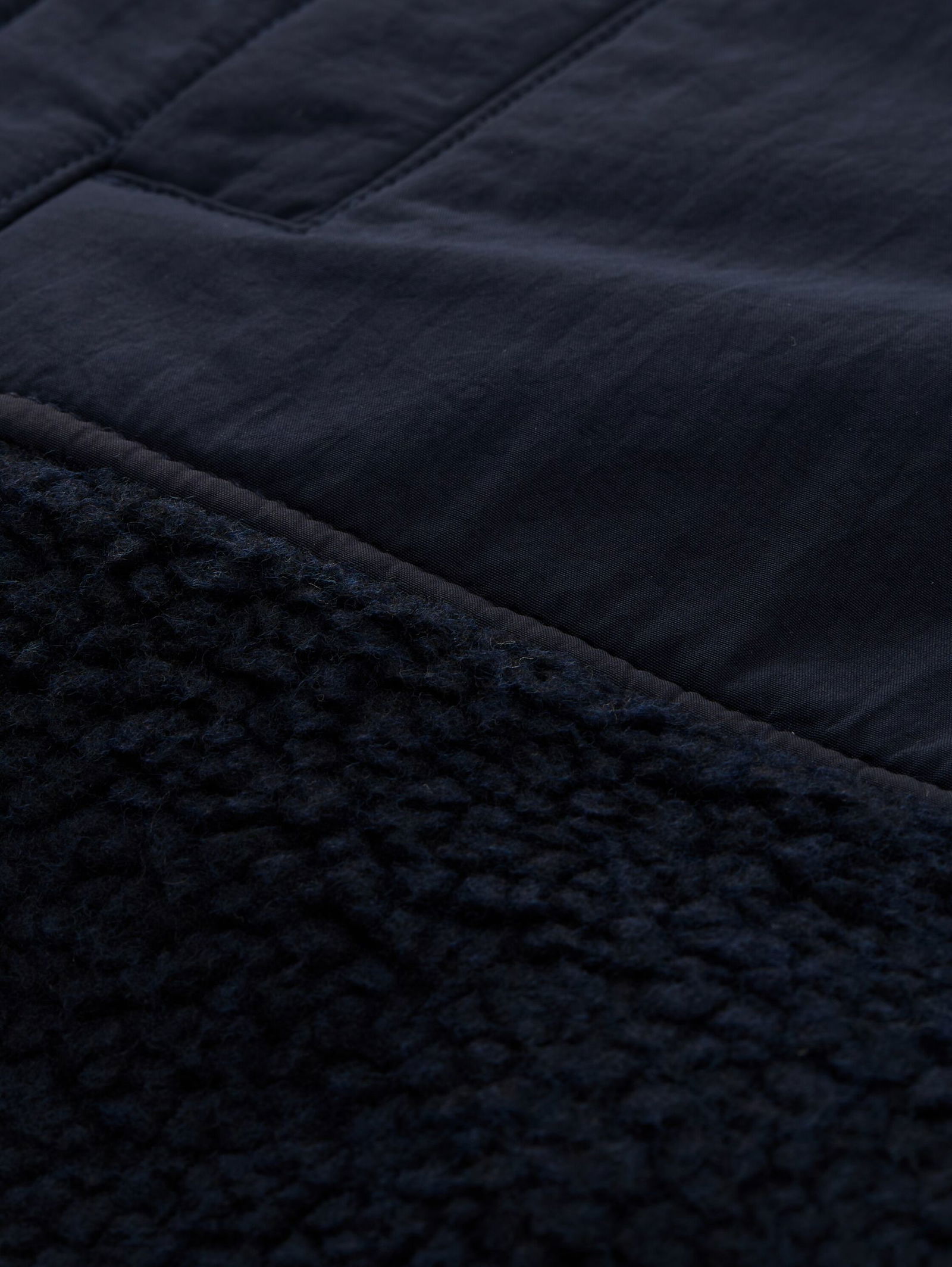 Tom Tailor | Teddy Jacke mit Stehkragen | M | sky captain blue
