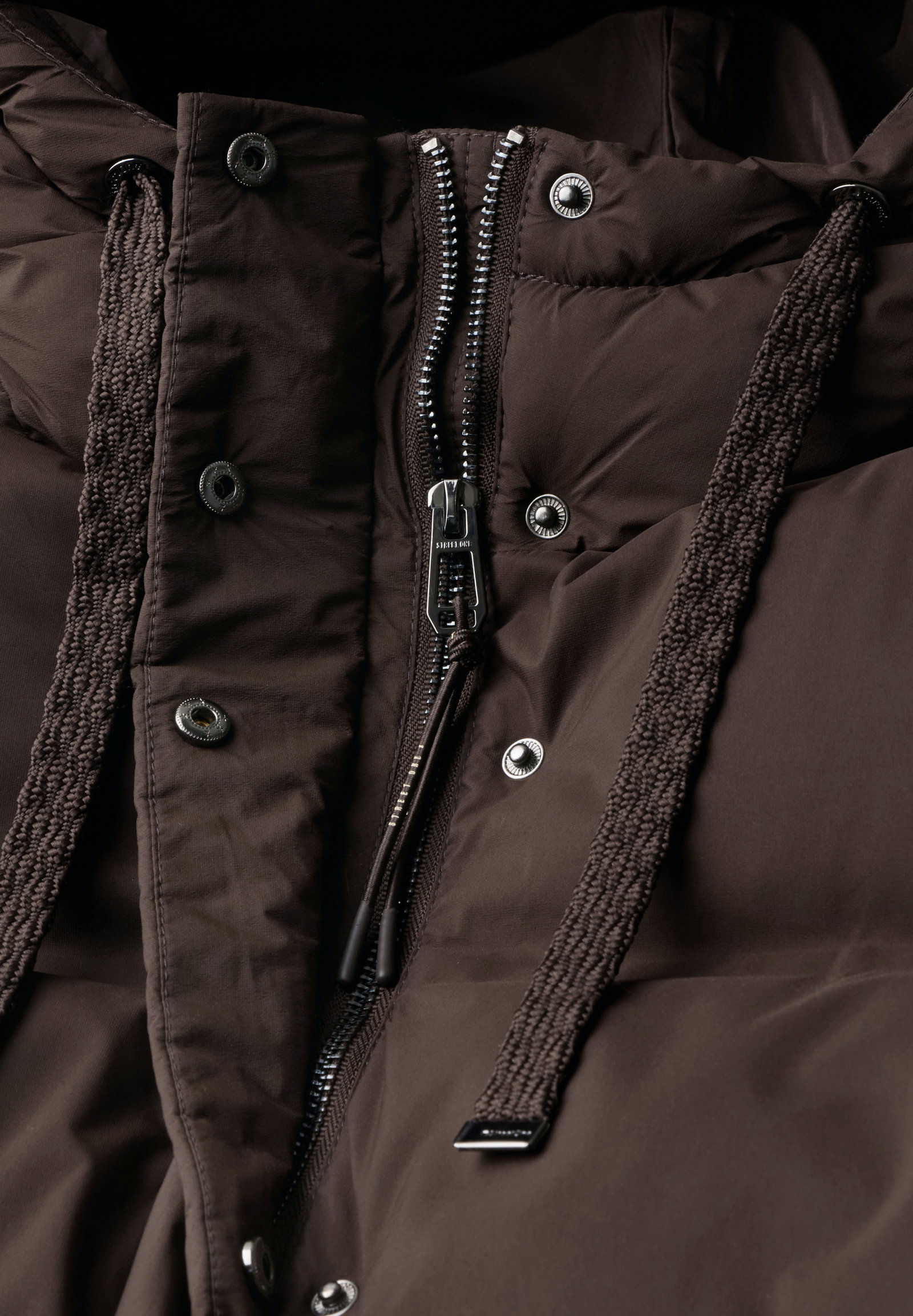 LTD QR Long Padded Jkt w. Glue, auburn brown #3