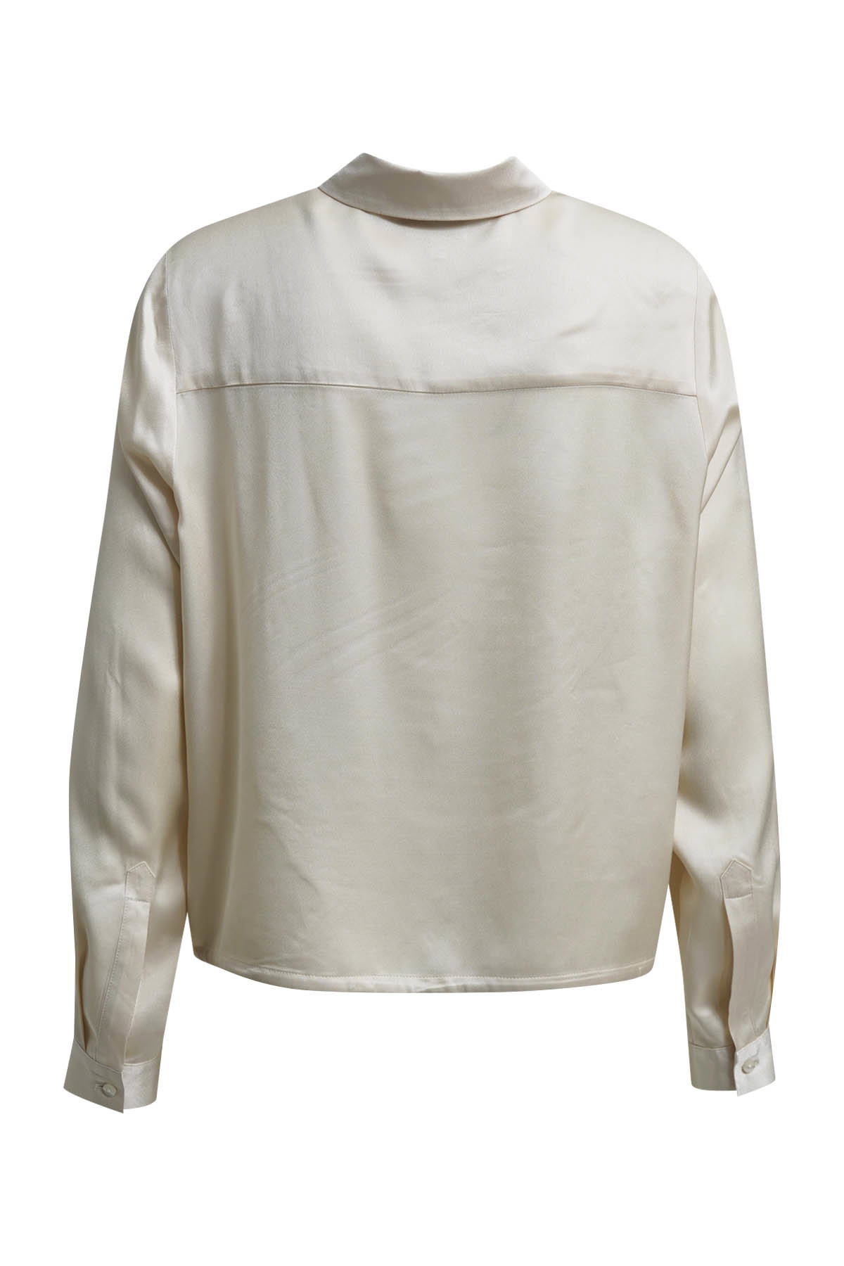 CROPPED BLOUSE WITH DRAWSTRING AT H, CREAM #5