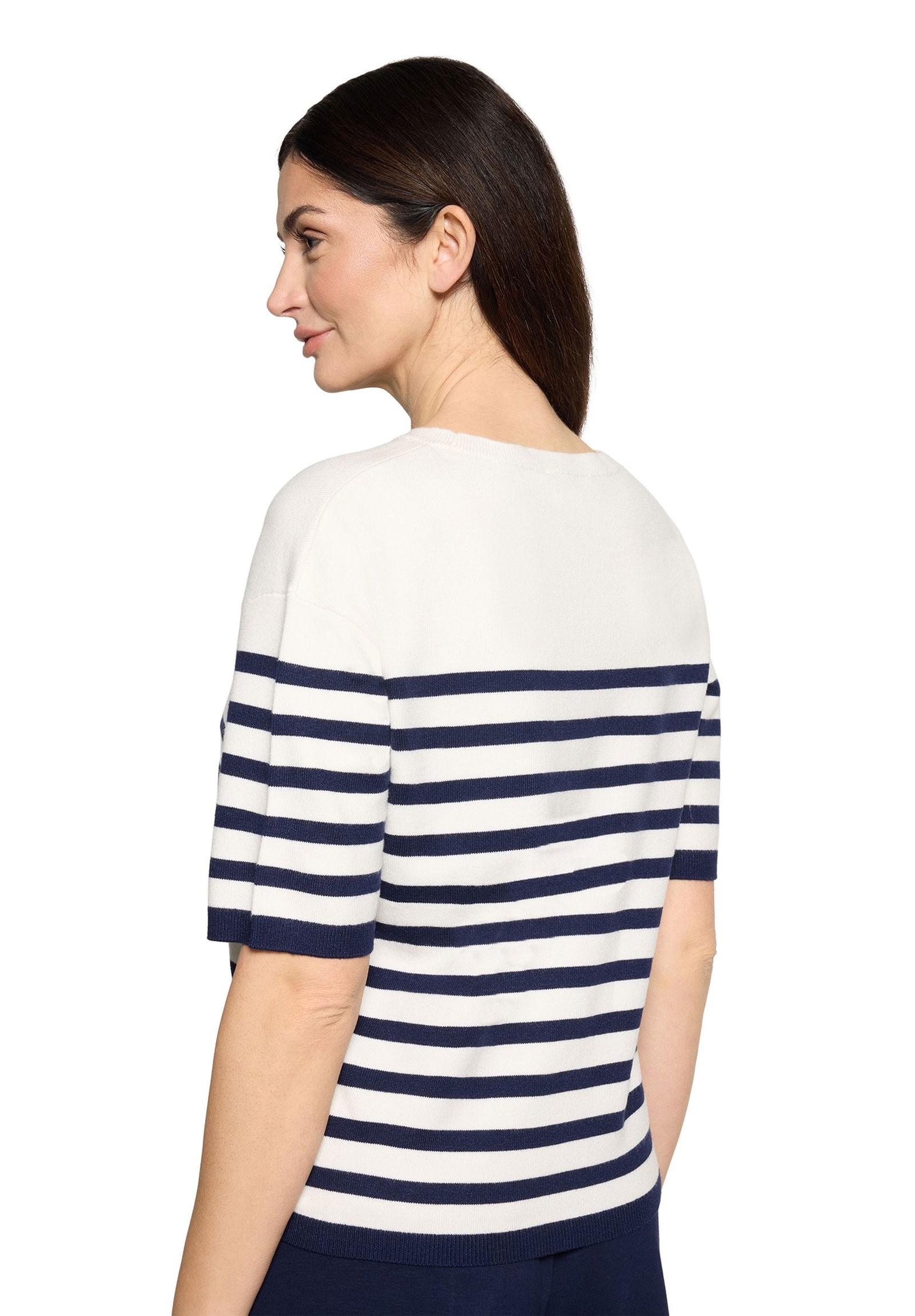 Cartoon |  Cartoon Pullover  | 42 | weiß/dunkelblau