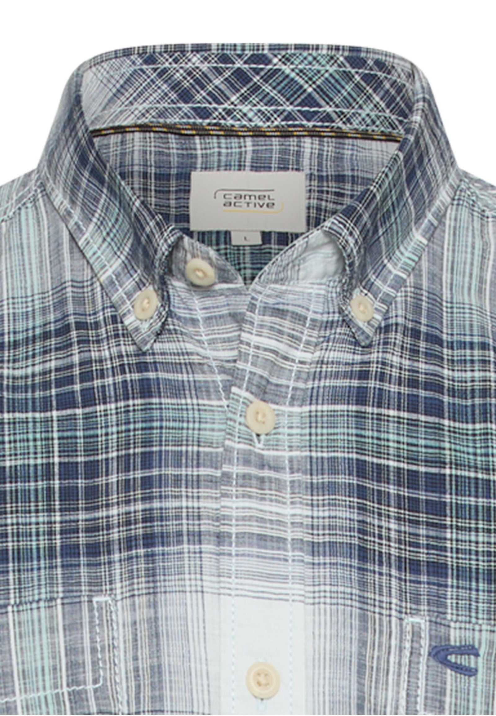 Camel Active |  Camel Active Hemd Regular Fit  | XL | navy