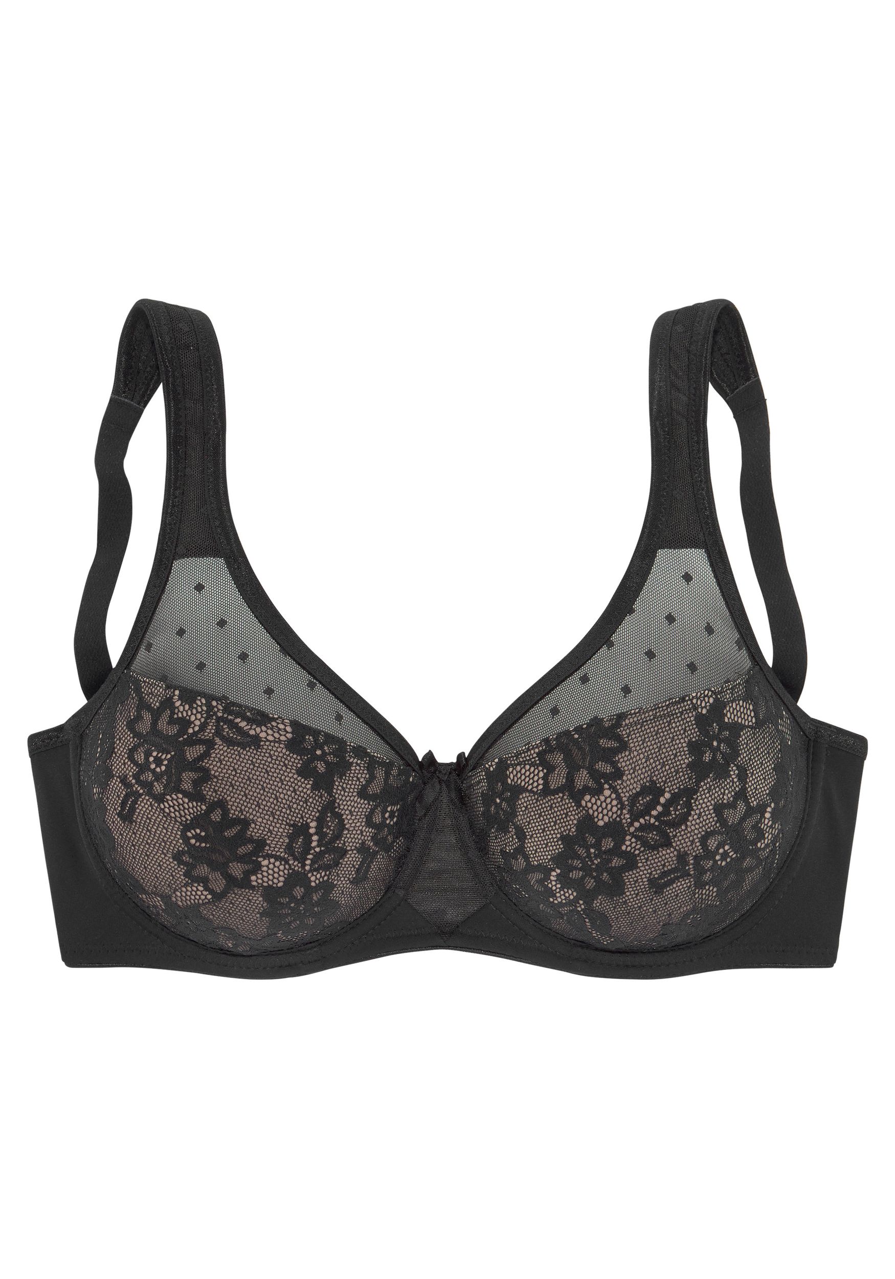 Lascana |  Lascana Bügel-BH  | 75/H | black-nougat