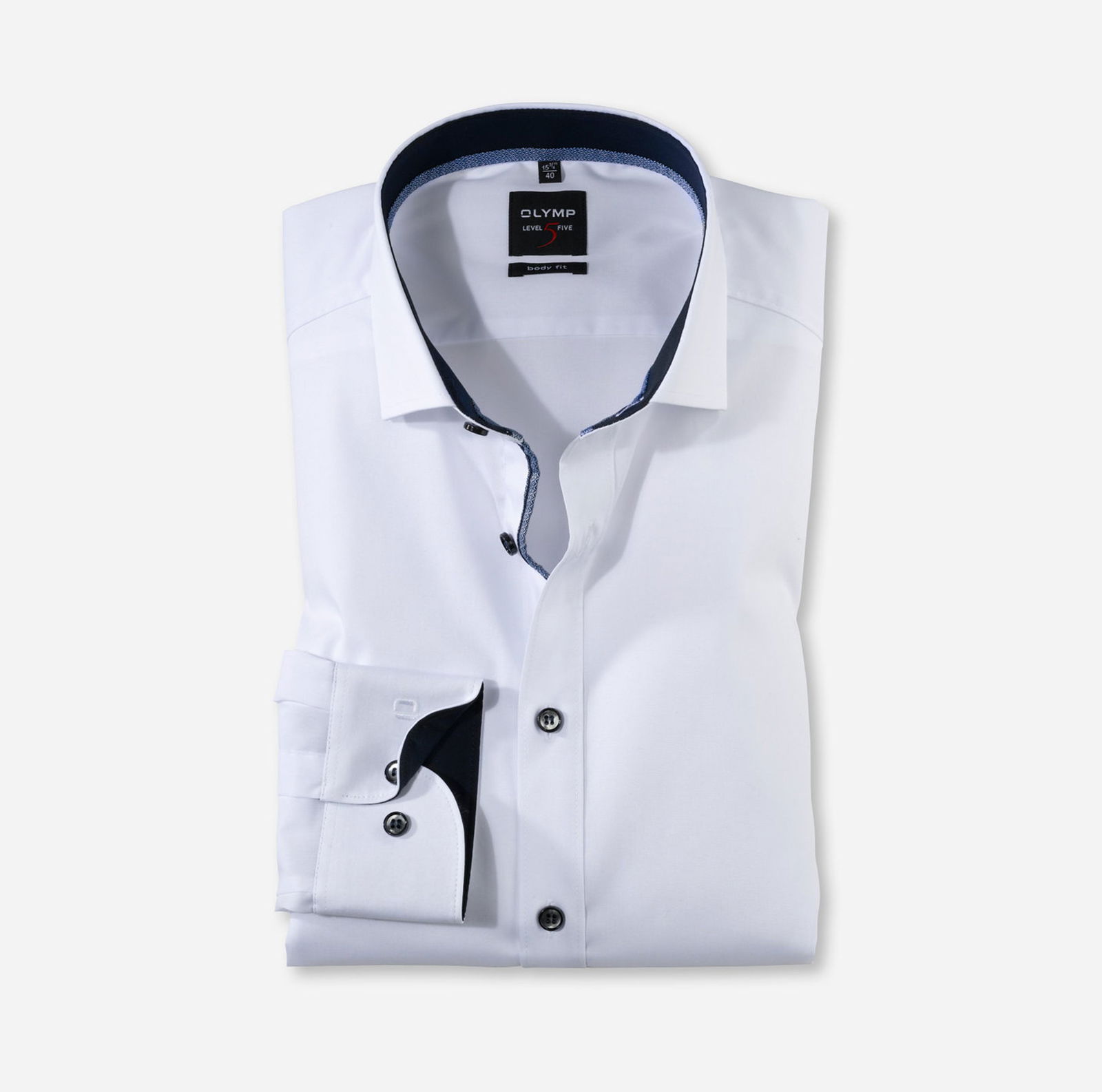 Olymp |  Olymp Hemd Modern Fit  | 45 | weiß