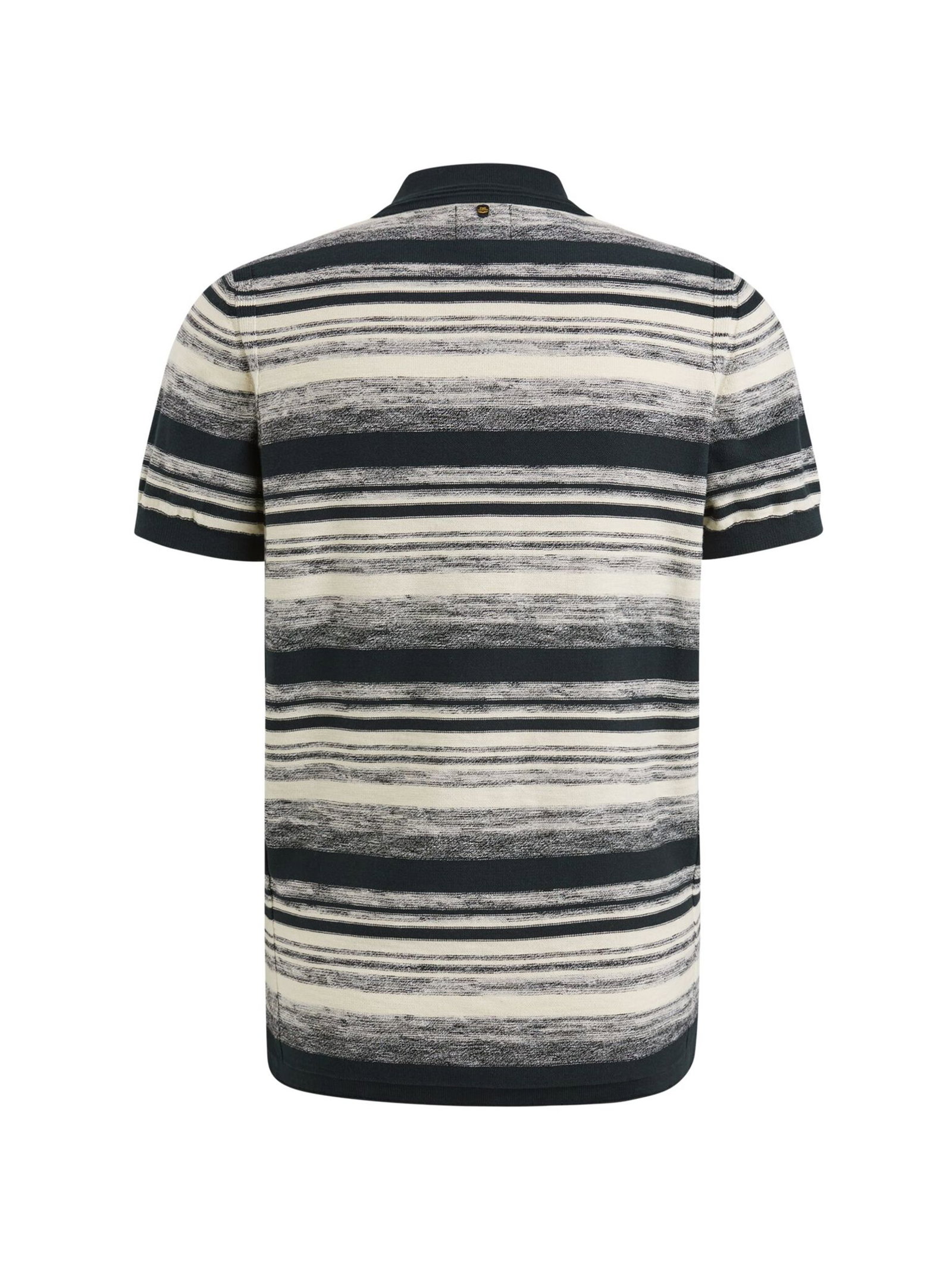 PME Legend |  PME Legend Poloshirt "knitted stripe" | M | salute