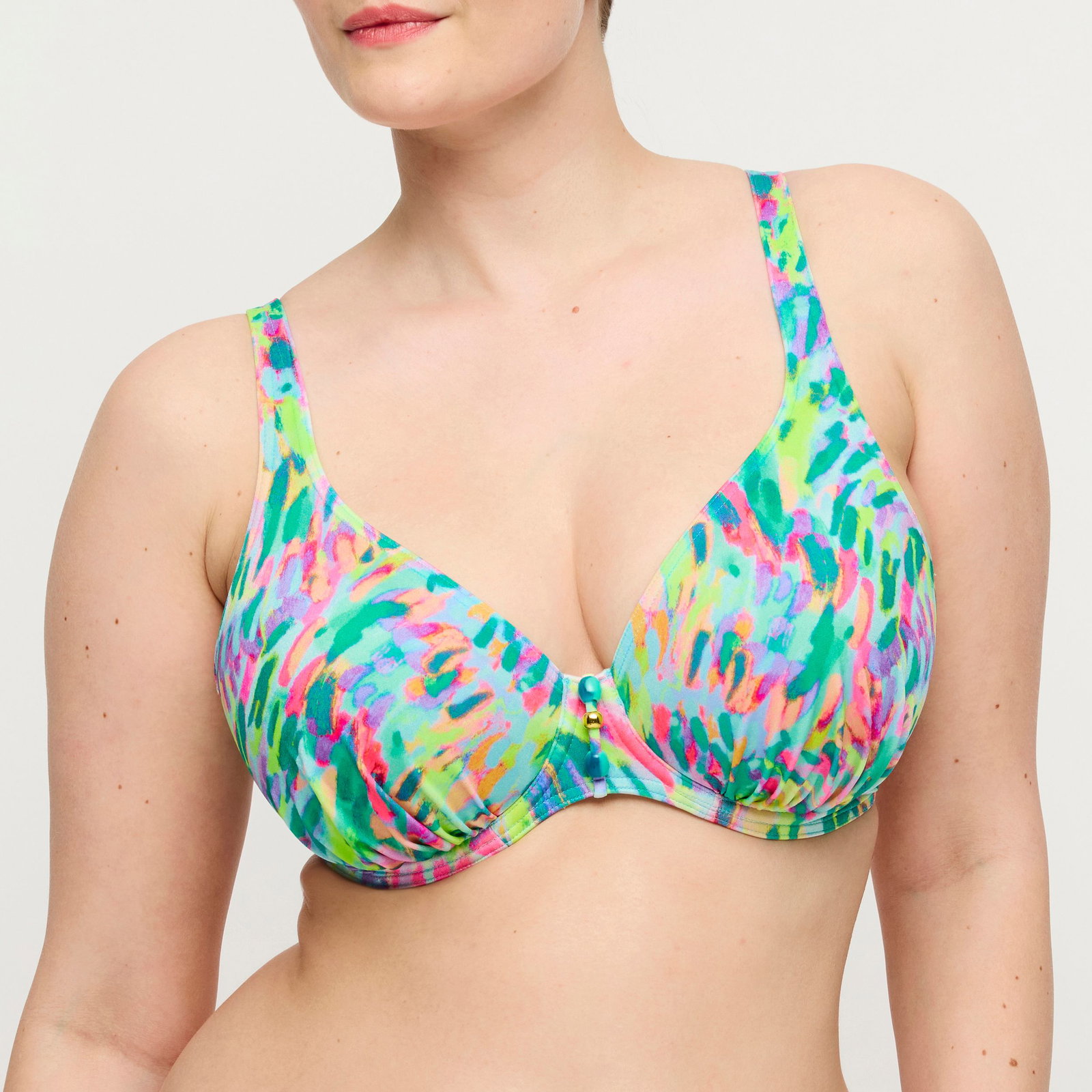 PrimaDonna |  DOUALA Impressionist Summer halb unterlegter Bikini tief. | 75/E | impressionist summer