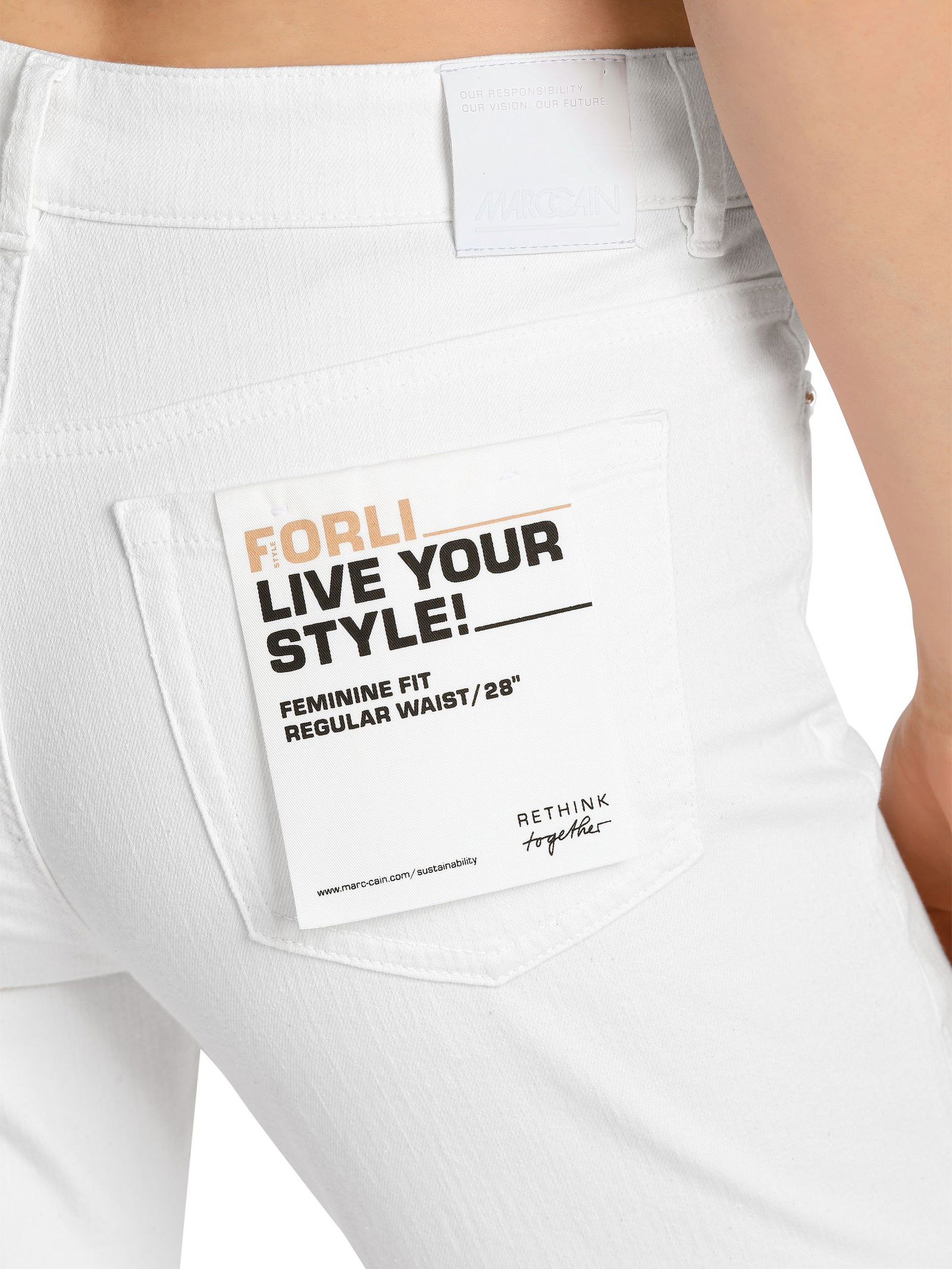 Marc Cain Pants | Marc Cain Pants 7/8-Jeans | 42 | white