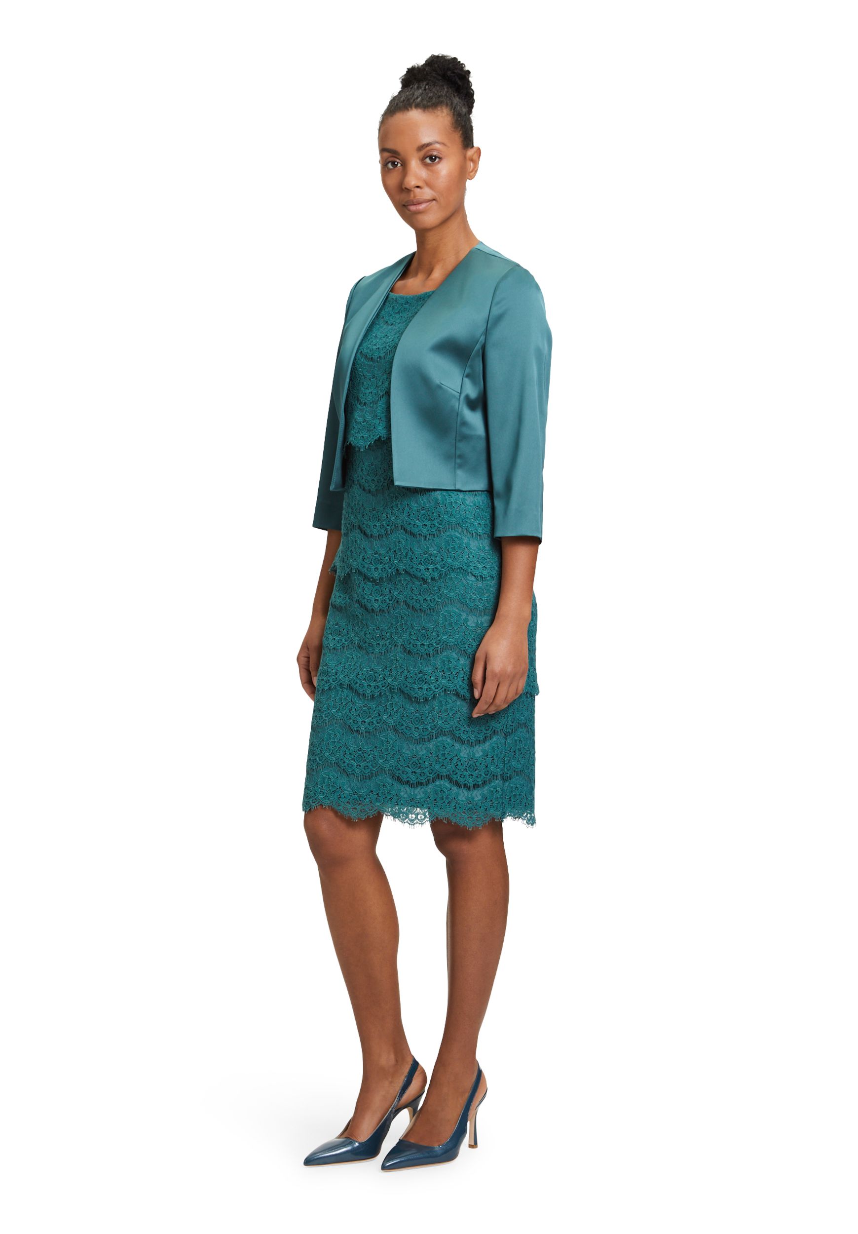 Vera Mont |  Vera Mont Kurzes Kleid  | 38 | dark emerald