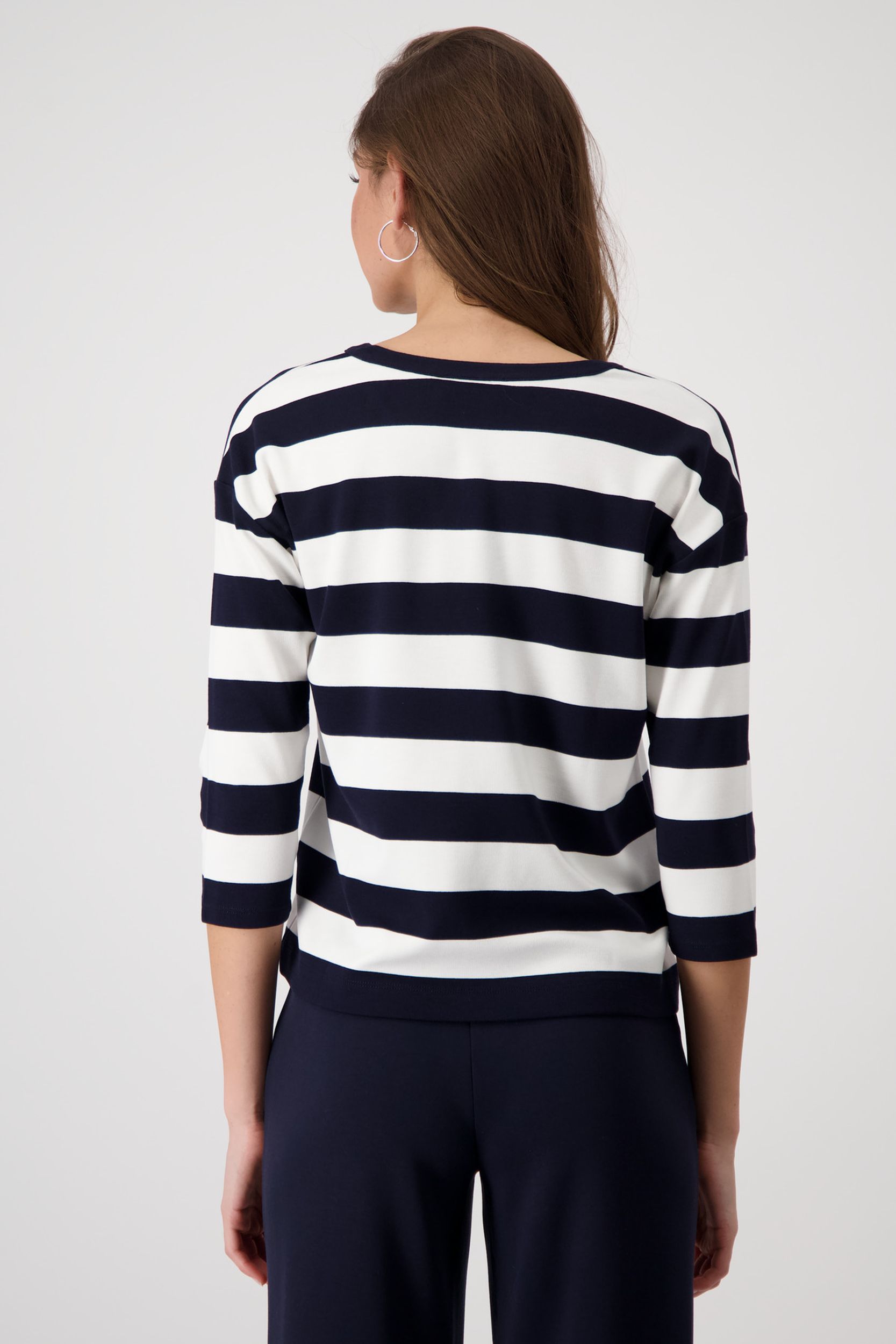 Monari |  Monari Shirt  | 36 | deep ocean ringel