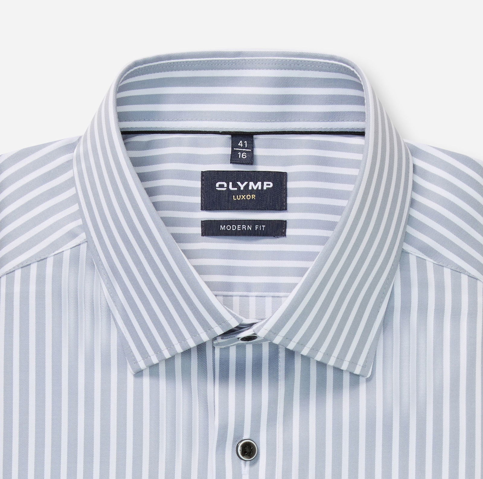 Olymp |  Olymp Hemd Modern Fit  | 41 | silbergrau