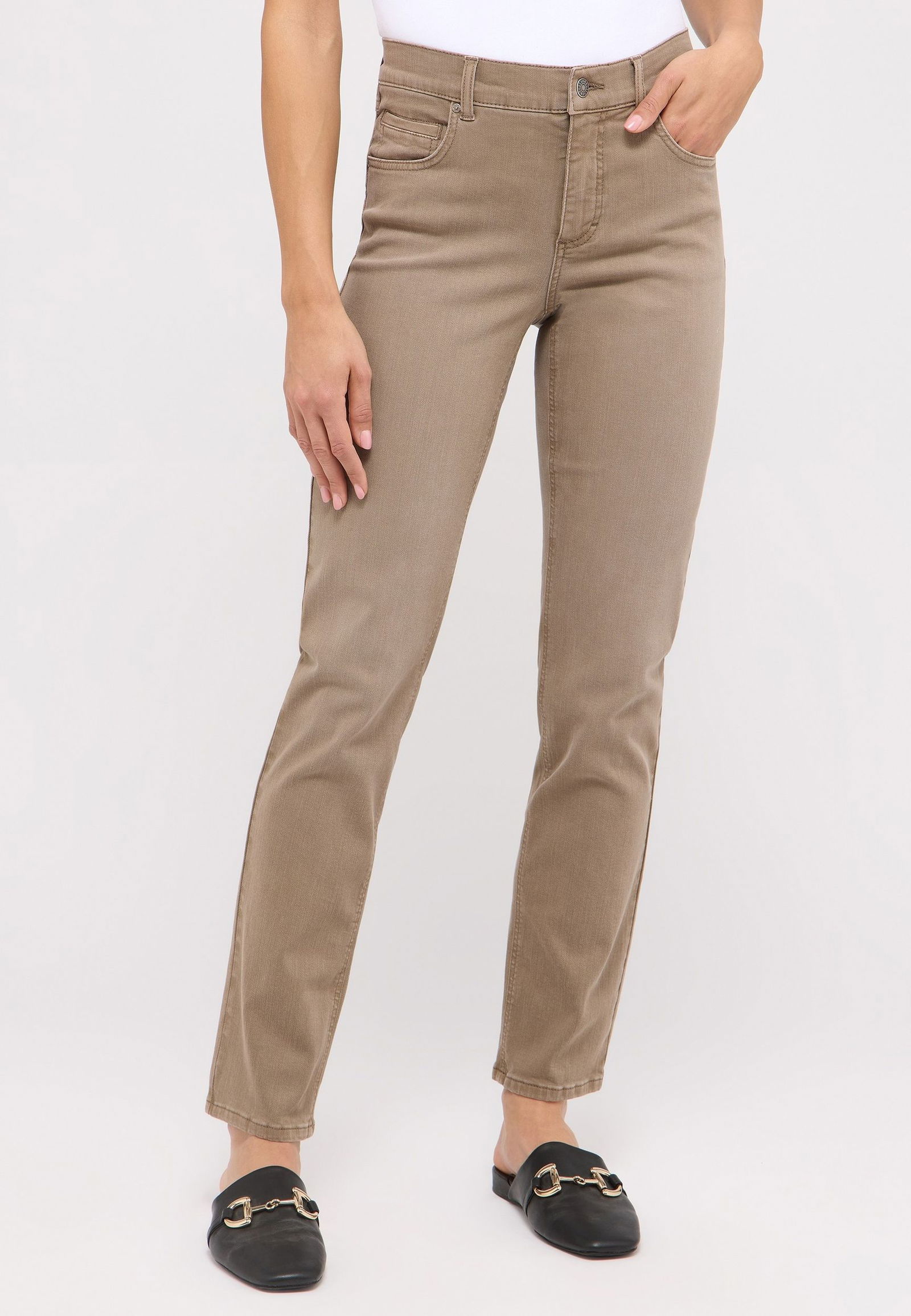 Angels |  Angels Straight Leg Jeans "Cici" | 42/32 | truffle used