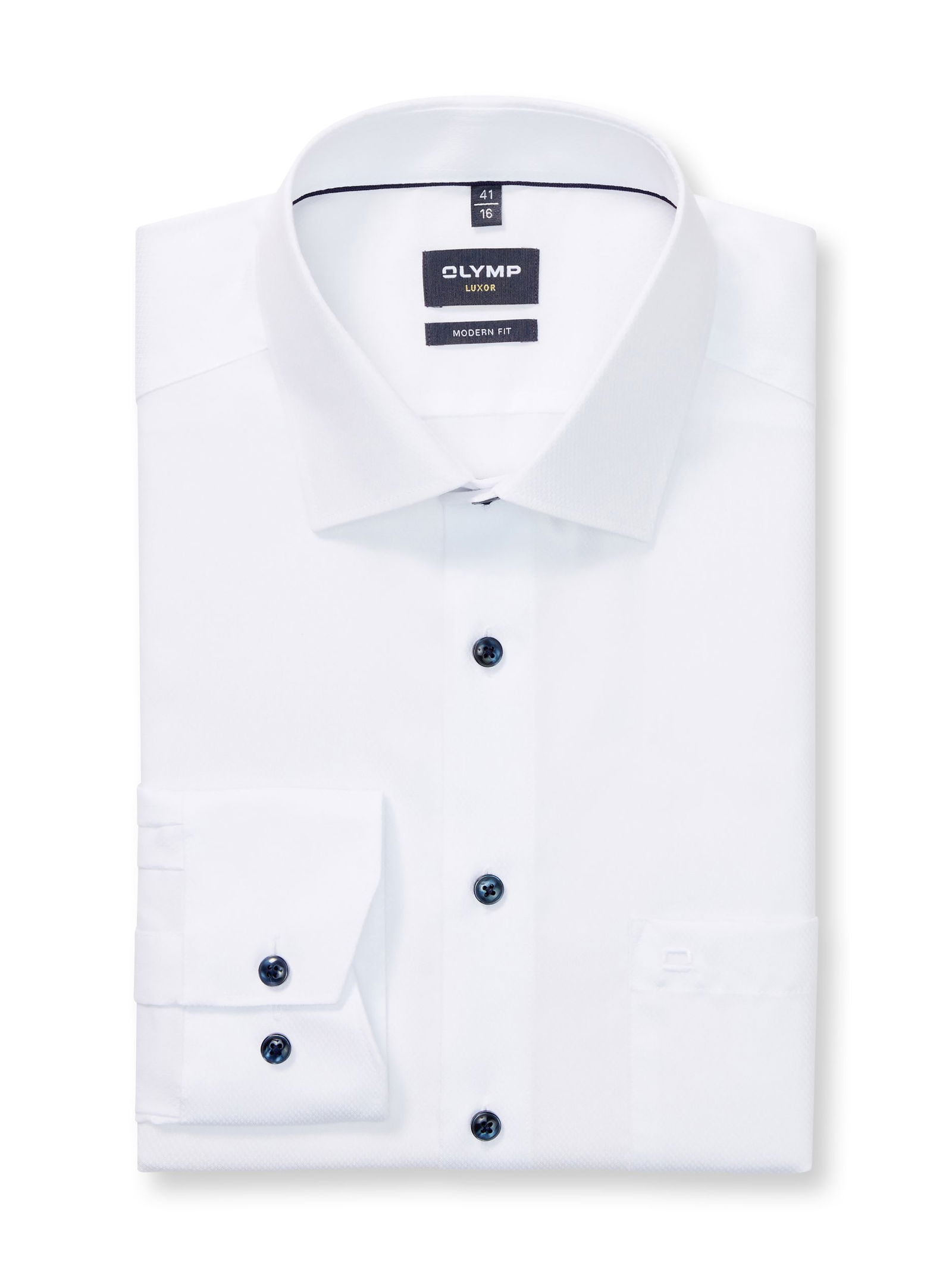 Olymp | Olymp Hemd Modern Fit | 47 | weiß