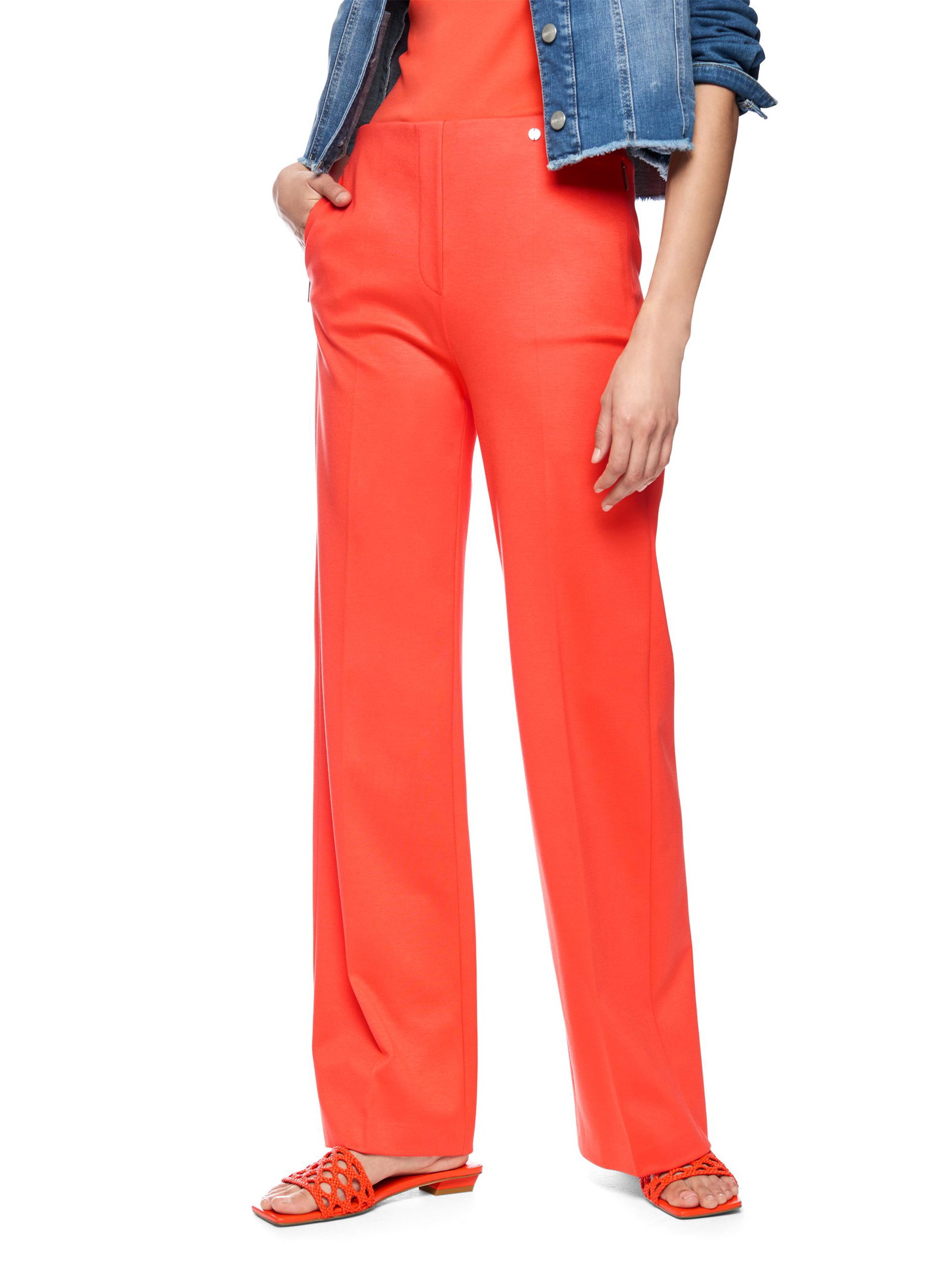 Marc Cain Additions |  Marc Cain Additions Schmale Hose  | 40 | bright tomato