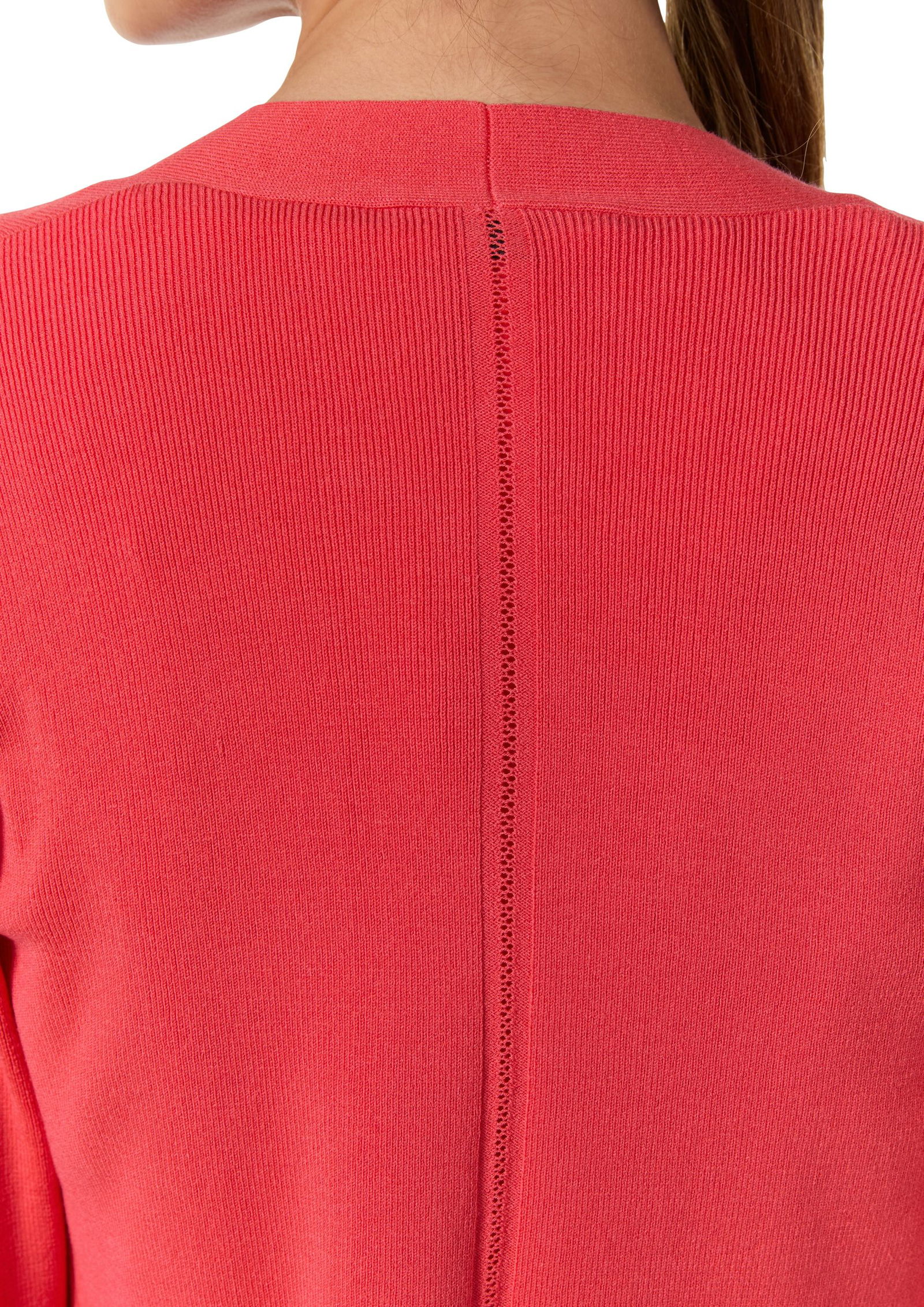Comma Strickjacke Cardigan rot S NEW-754488