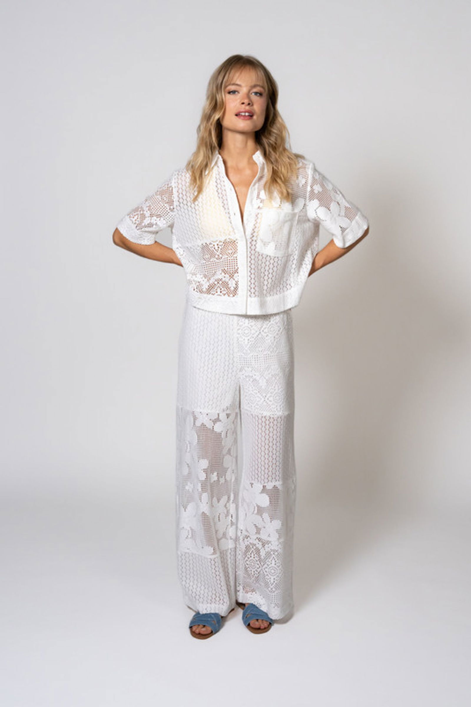 19ee5b687fac4bc56e6e0fd68d7fbcf3 Oh April | Oh April Spitzenhose "Ackee" | S | offwhite