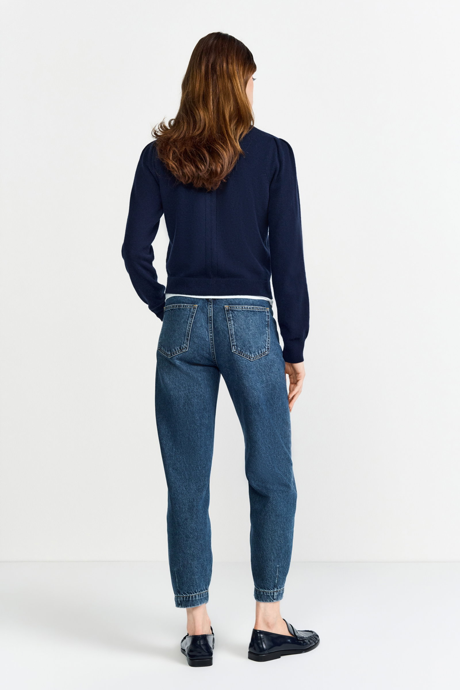 Slouchy Dark Blue Denim, denim blue #4