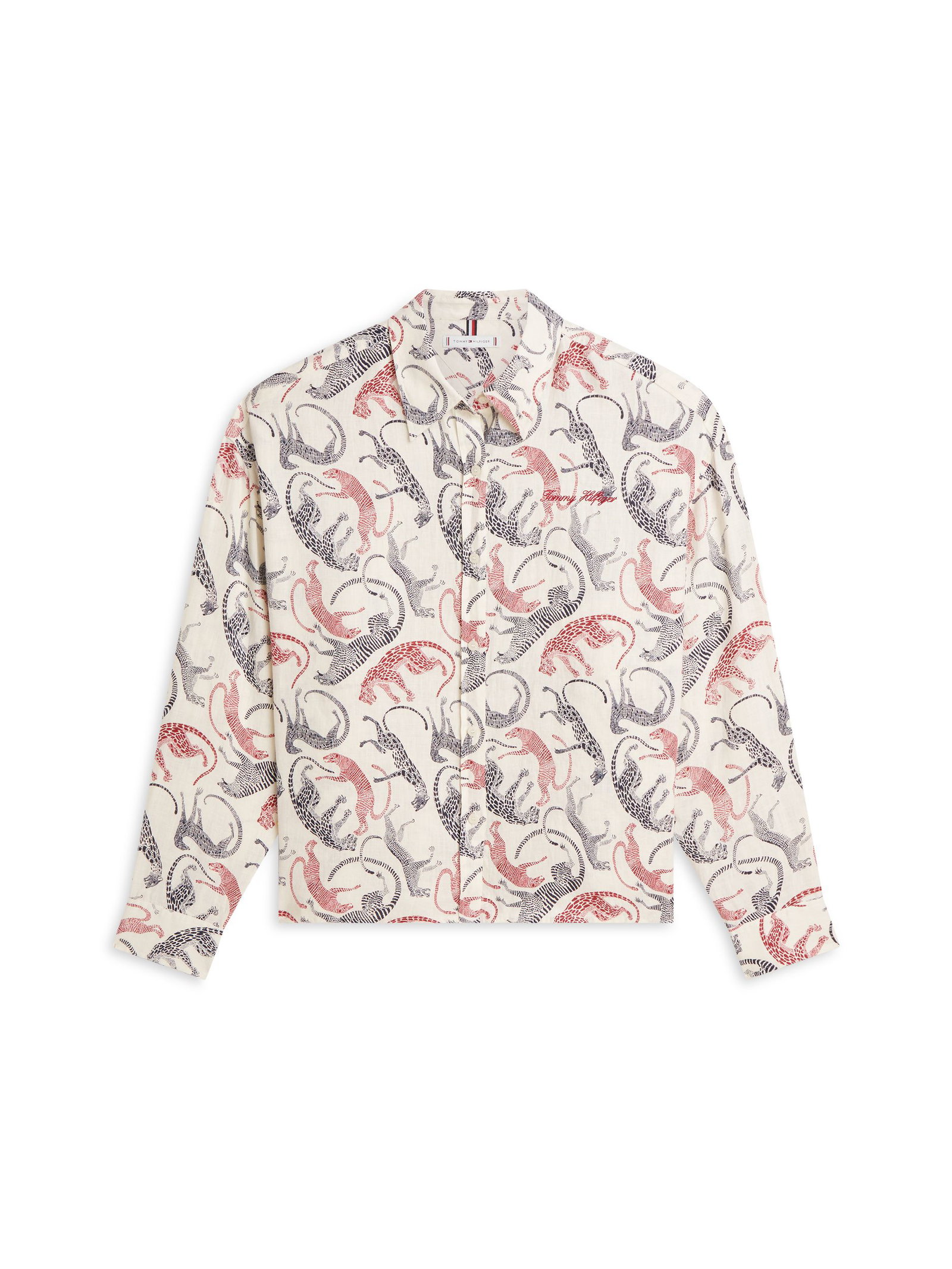 Tommy Hilfiger |  Tommy Hilfiger Bluse aus Leinen  | XS | cognac