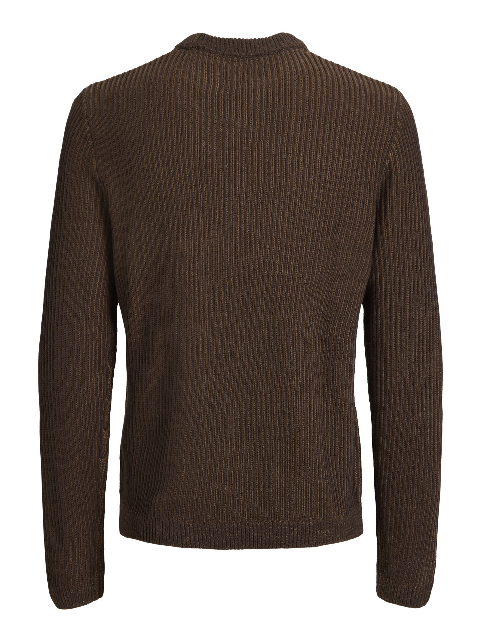 JJEDOVER KNIT CREW NECK SN, Cocoa/Twist w. Mulch #2