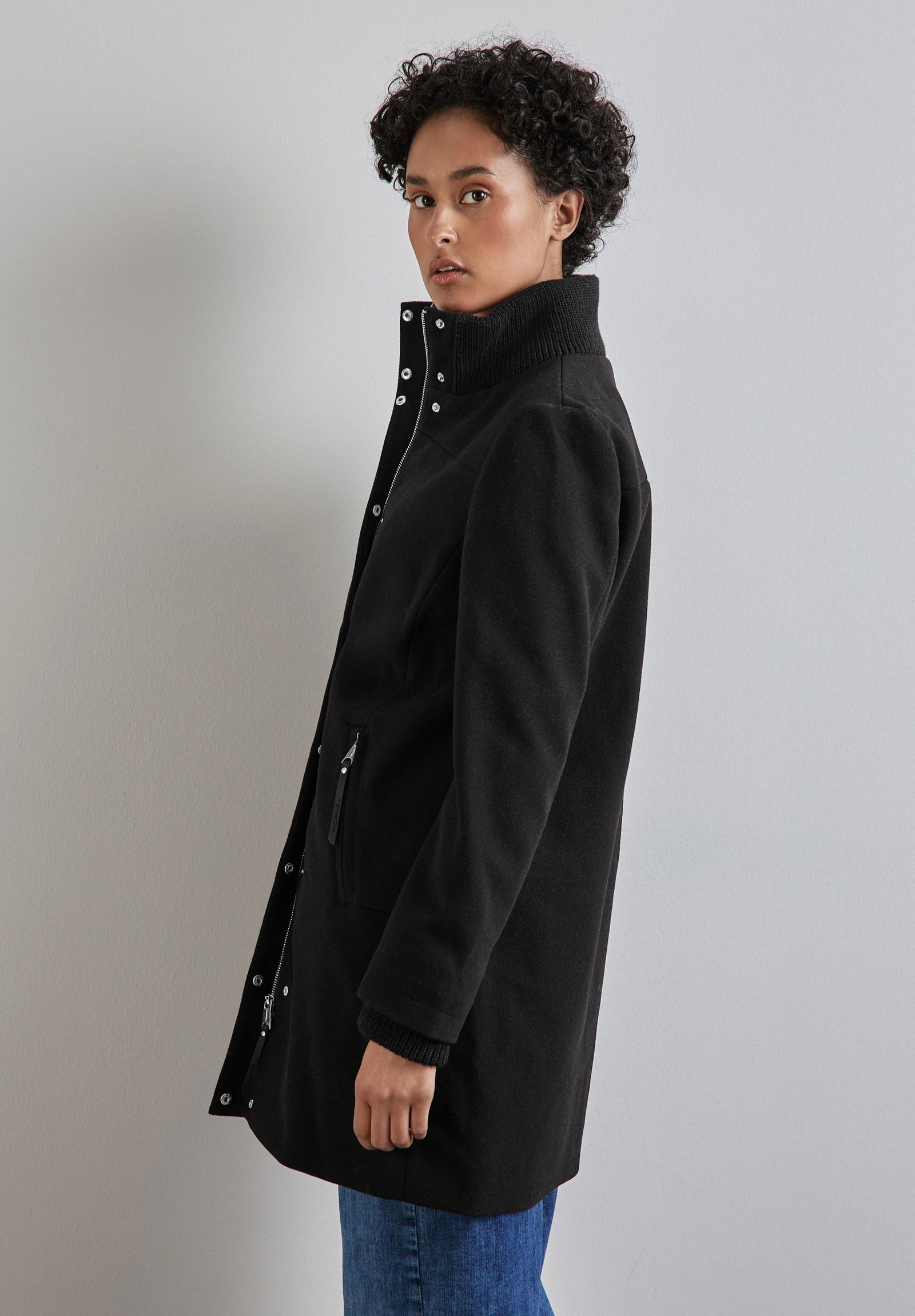 Street One | Street One Klassischer Mantel | 44 | black