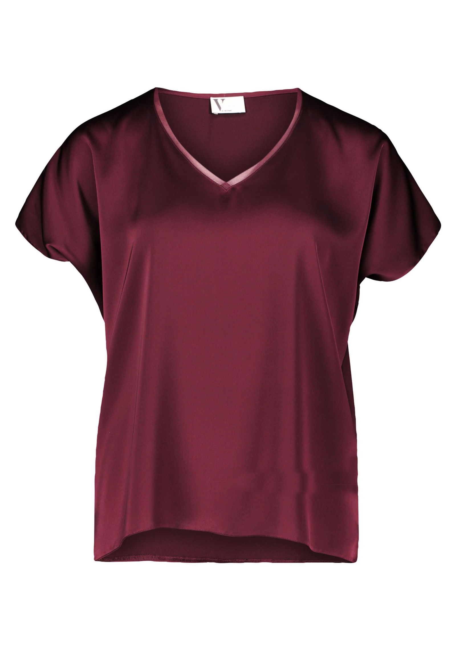 55b4195ebee69272e841ca92b88db75a V by Vera Mont |  Satin-Bluse | 40 | peony blush