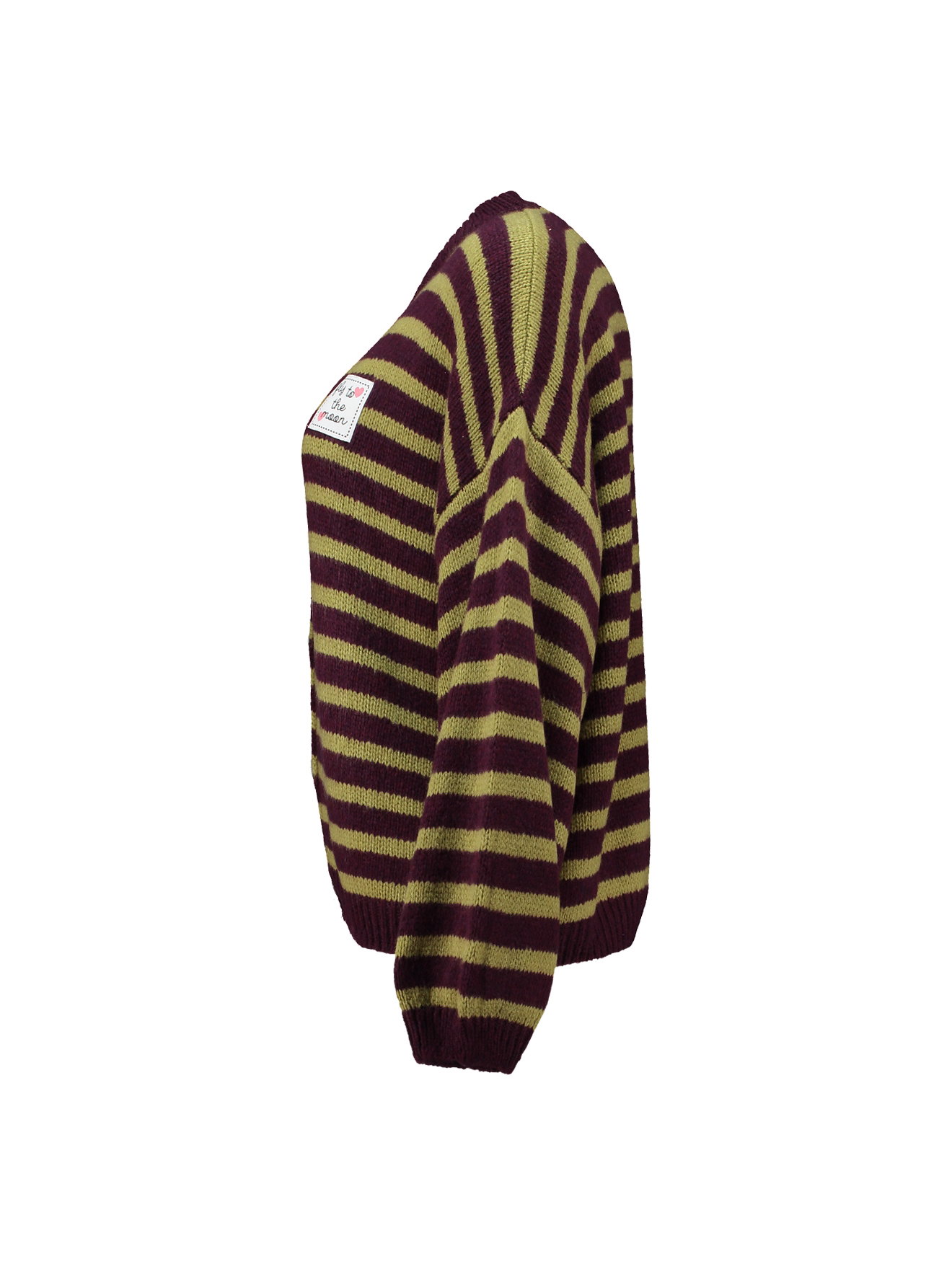 LS A CD Av44a, dcherry/avocado stripe #2