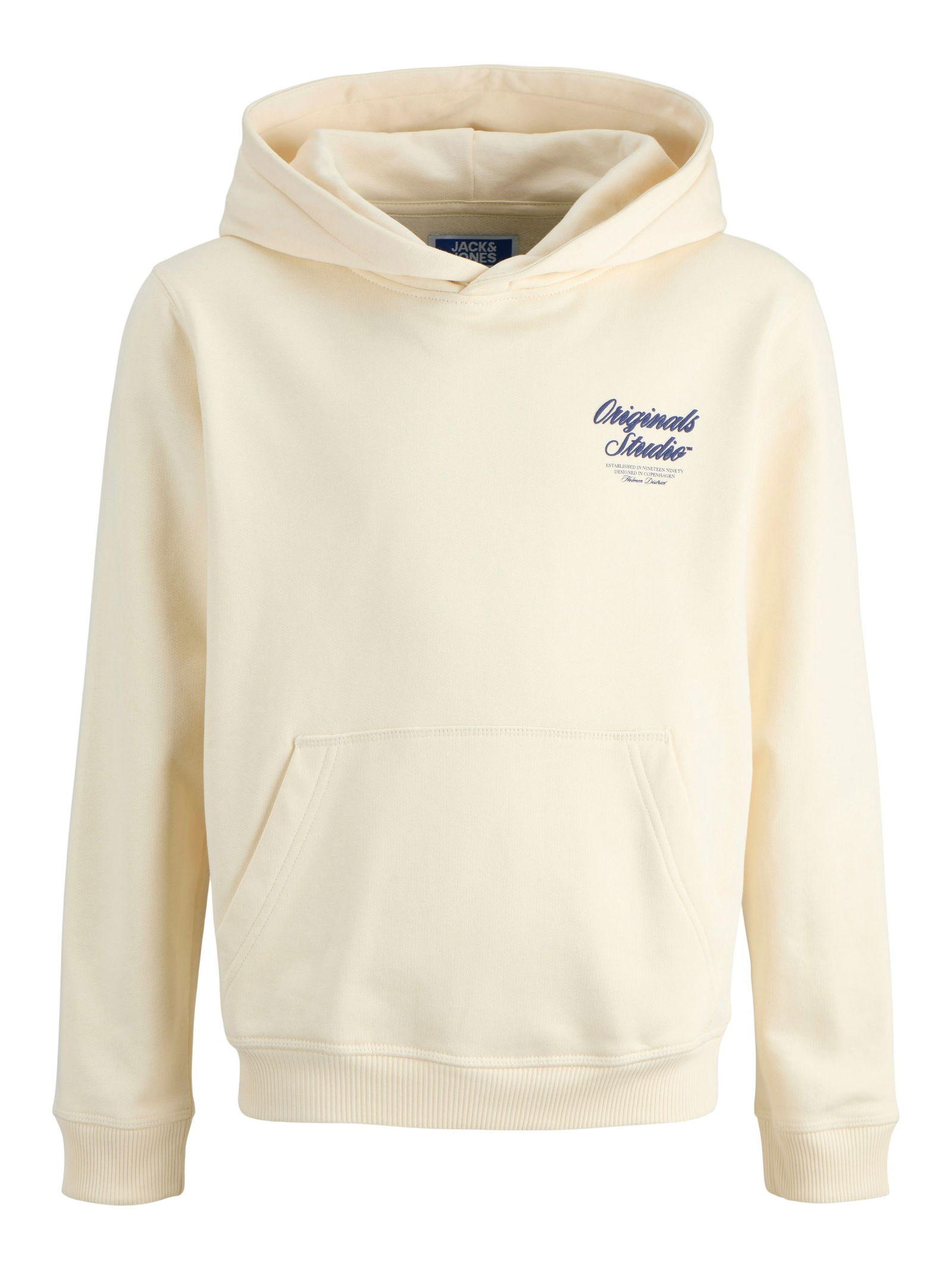 Jack&Jones |  JORNORREBRO TYPO BACK SWEAT HOOD SN JNR | 140 | antique white