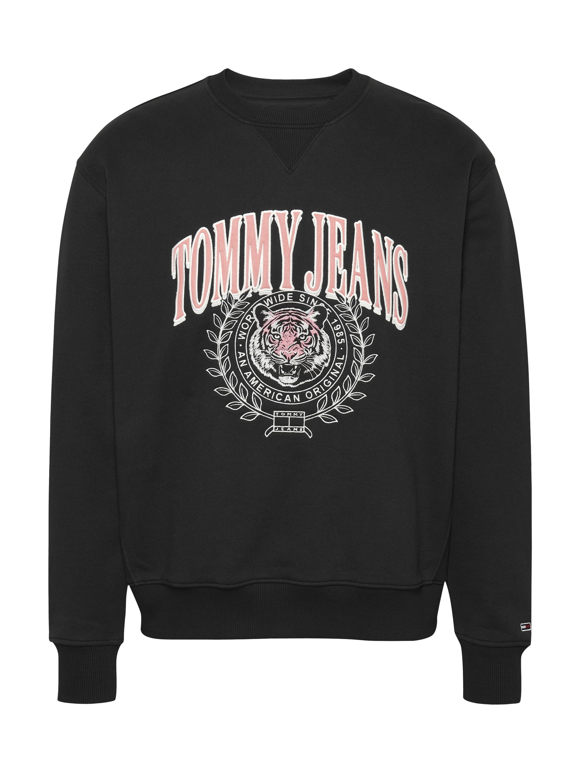  |  TJM RLX VARSITY TIGER CREW | S | black