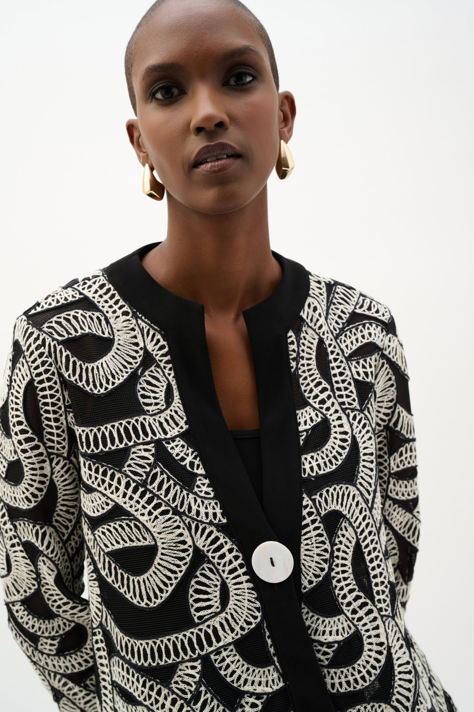 Joseph Ribkoff Jacke Blazer-Mantel mit abstraktem Muster #4