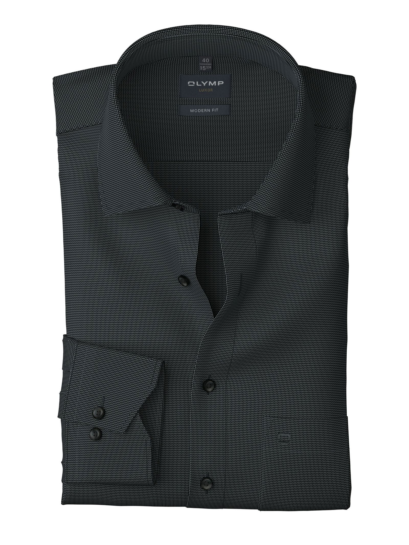 Olymp | Olymp Hemd Modern Fit | 43 | silbergrau