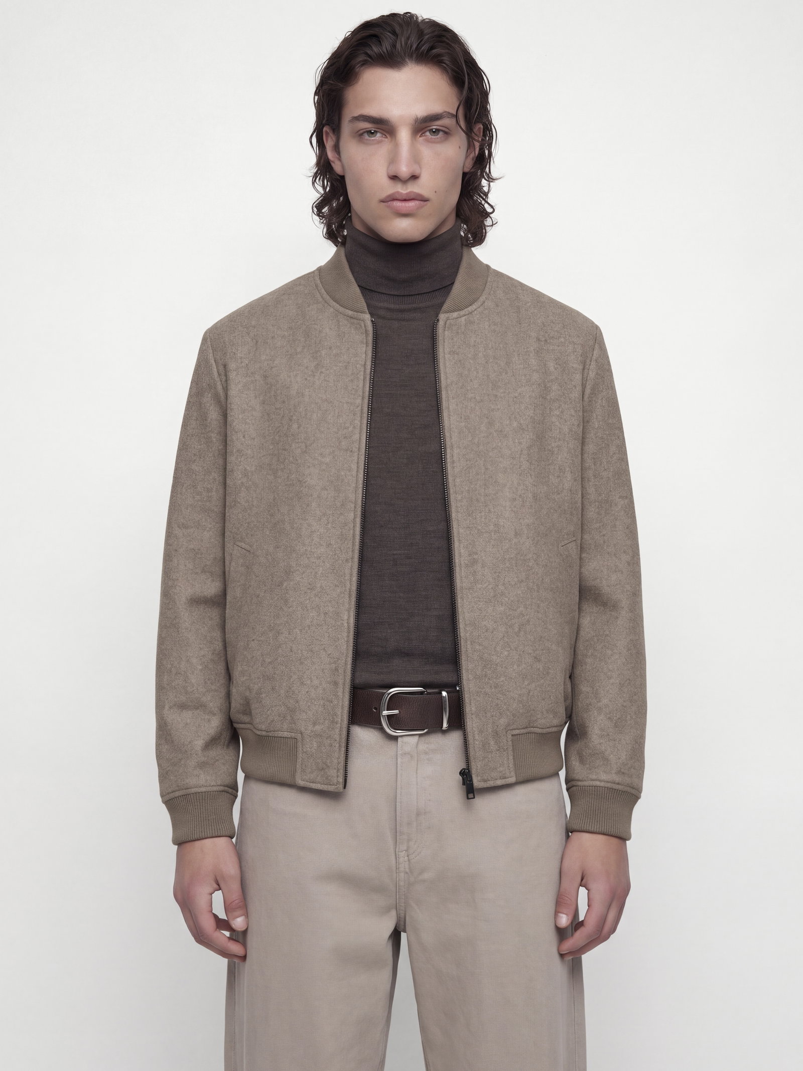 JJEJAMES BOMBER SN, Greige #4