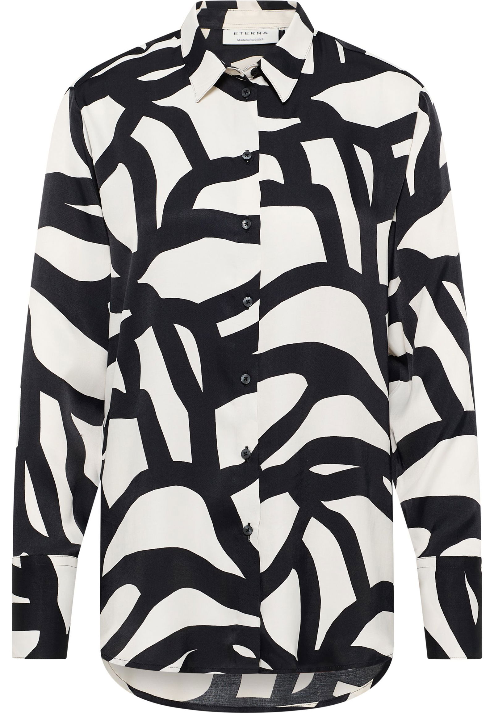 Eterna Bluse Viskose Langarm